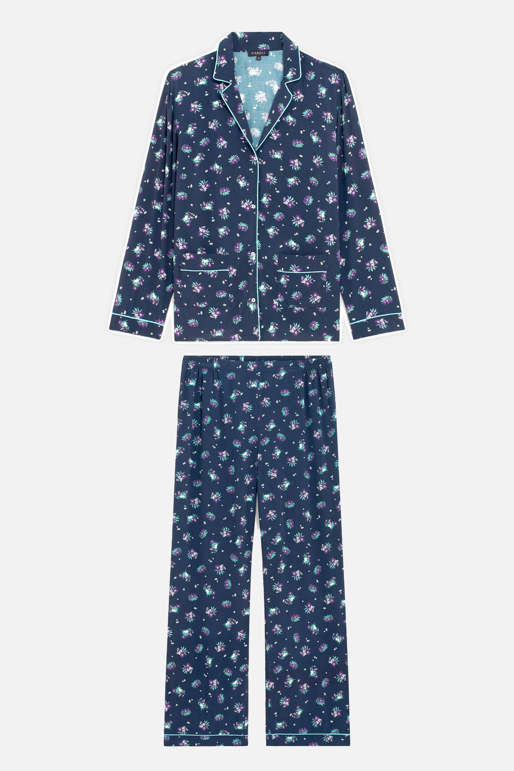 Pyjama axel bleu marine femme