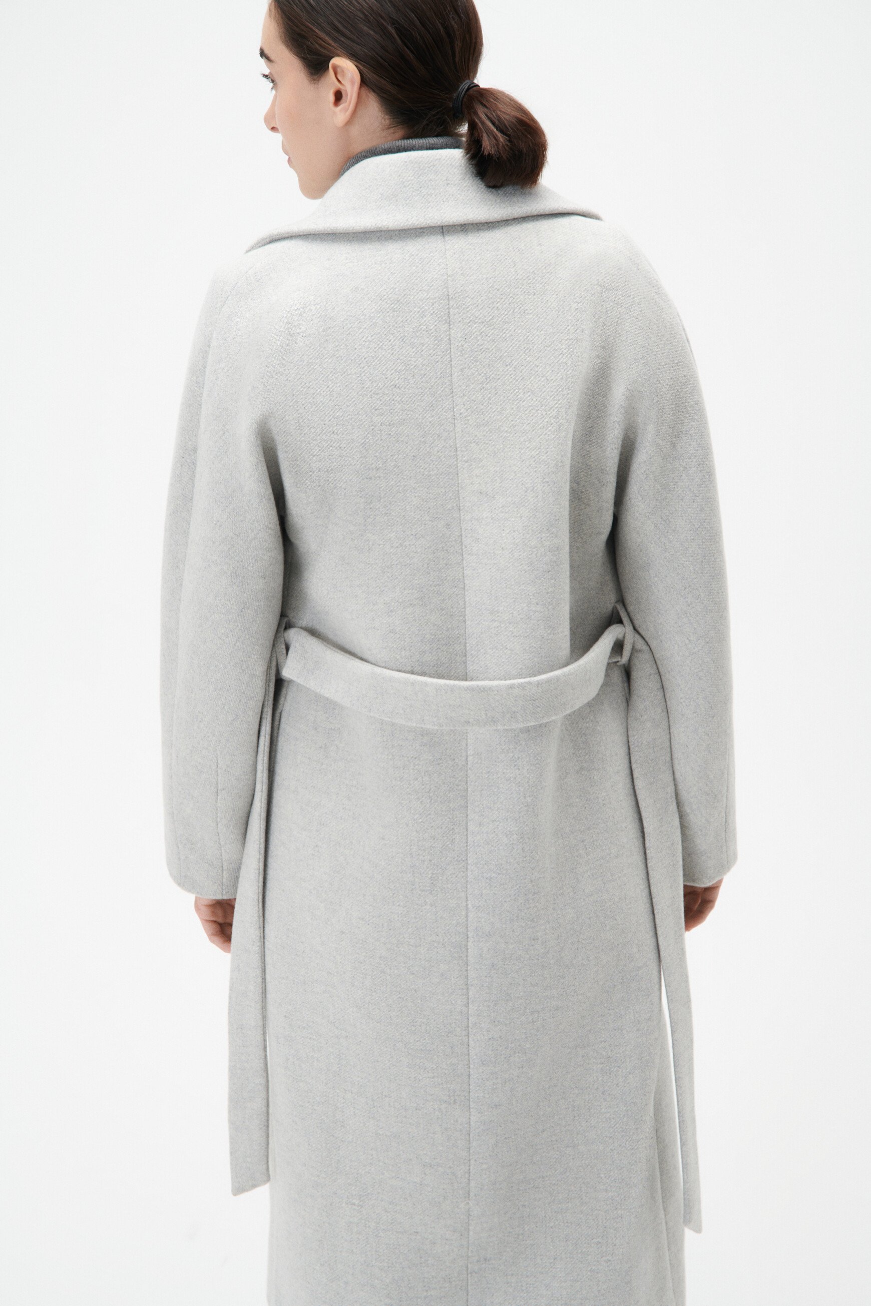 Gapitre coat light grey woman