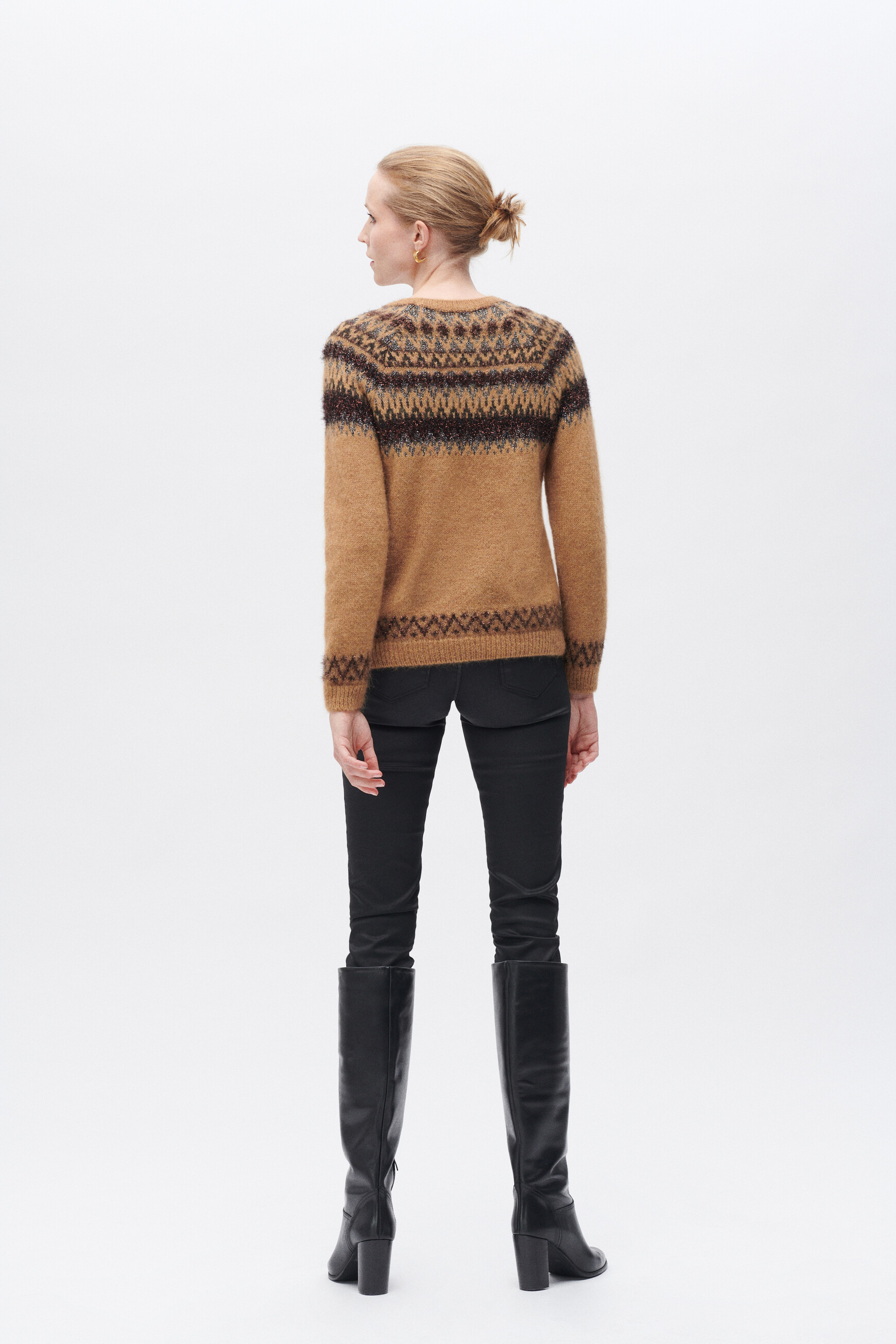 Pull milly camel femme