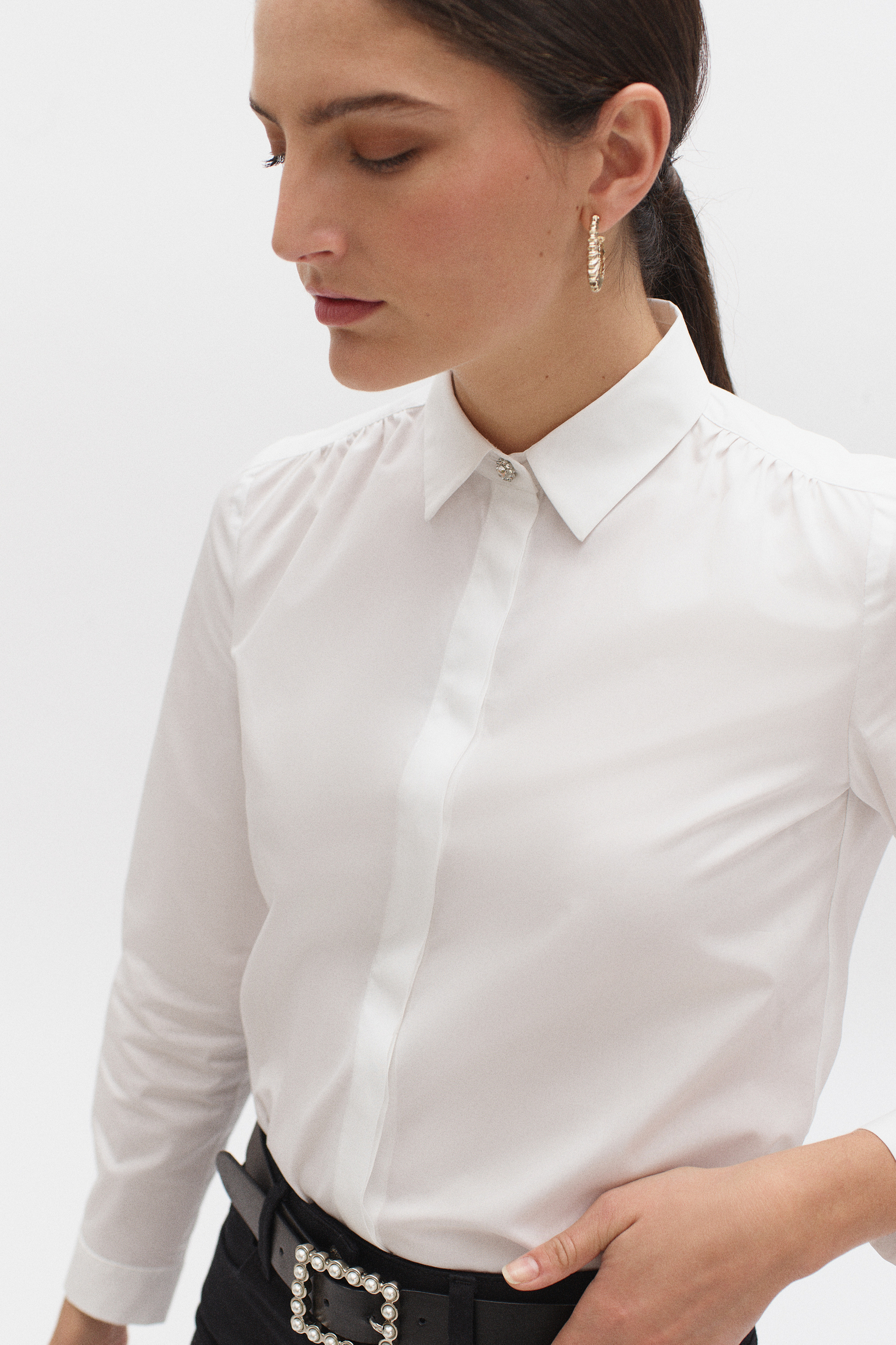 chemise samba uni blanc femme Chemise samba uni blanc femme