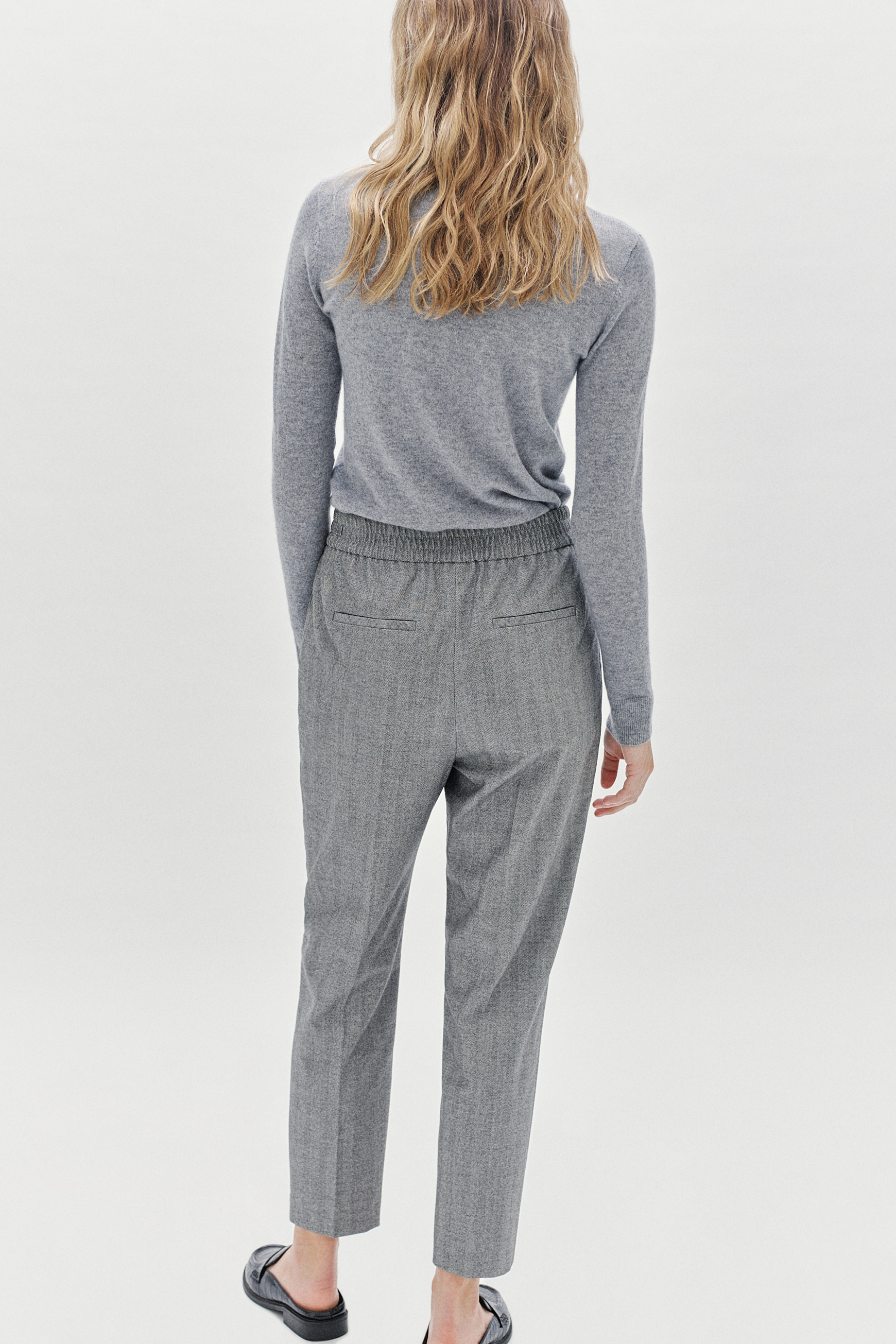 pantalon danny chevrons gris femme pantalon danny chevrons gris femme