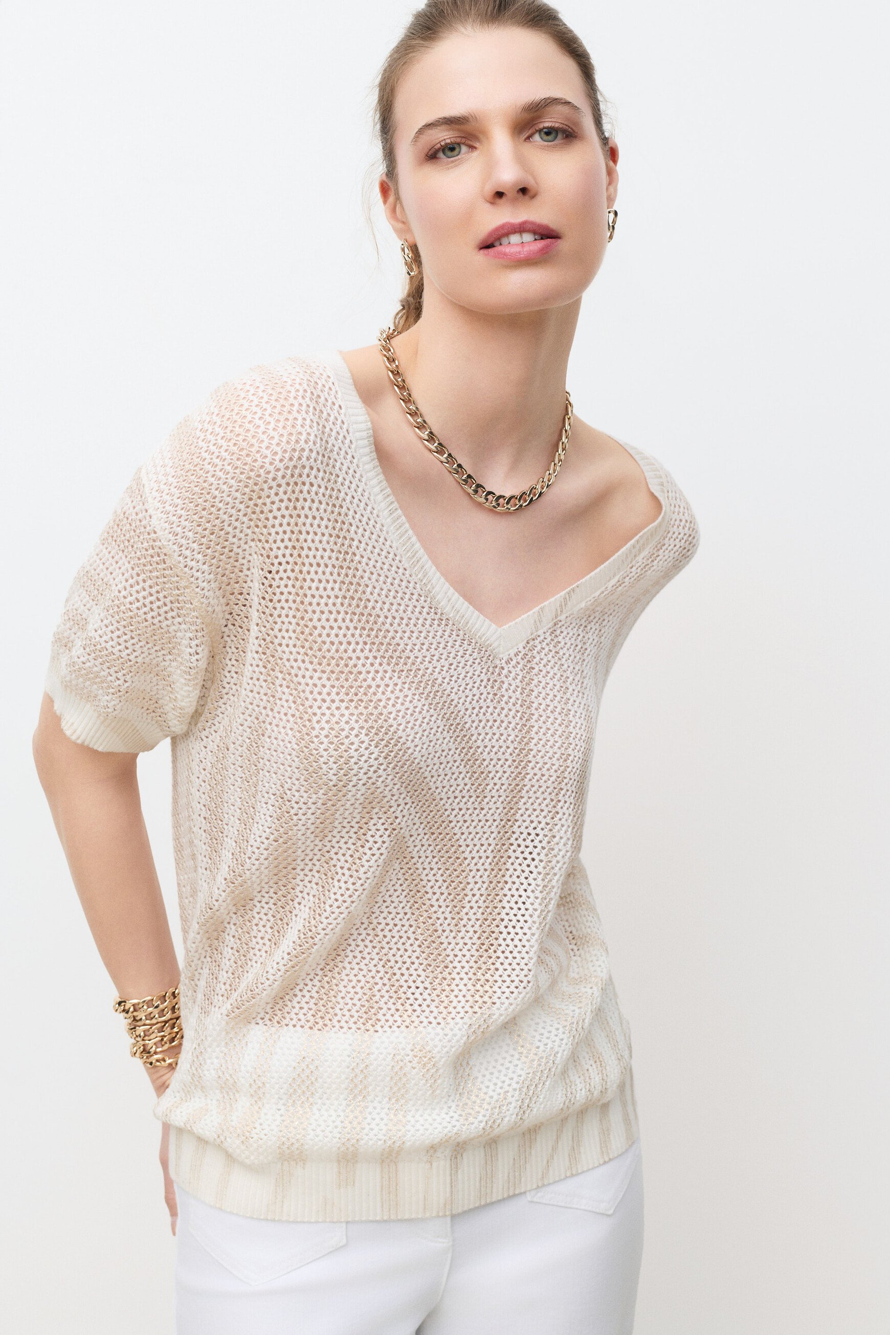 Miami2 sweater gold woman