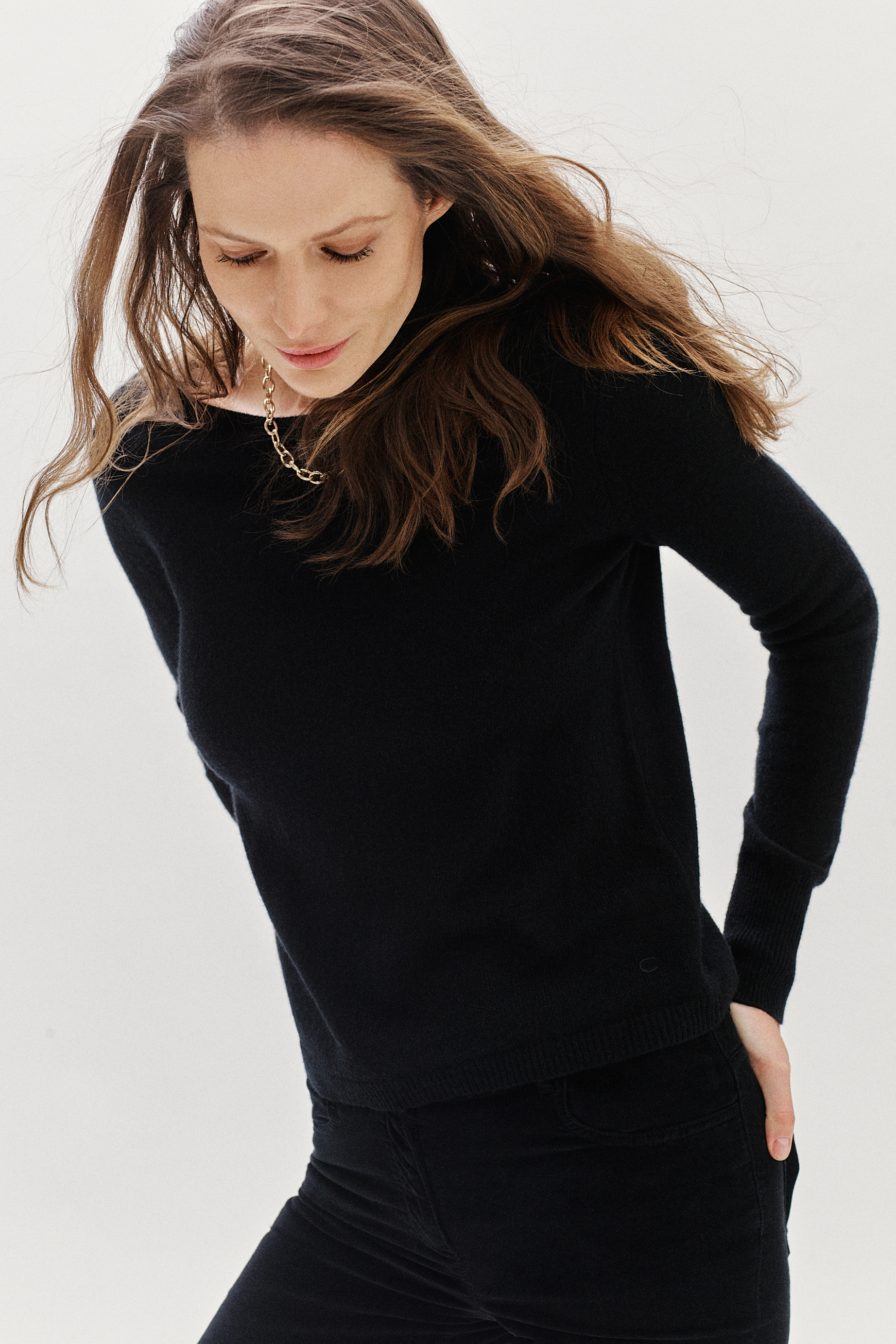 pull zofia 100 cachemire noir femme pull zofia 100% cachemire noir femme