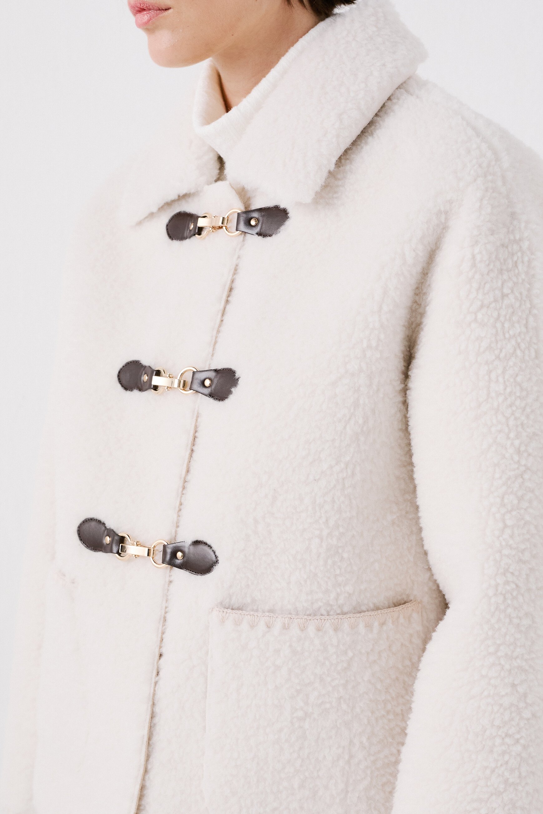 Gigogne coat ivory woman