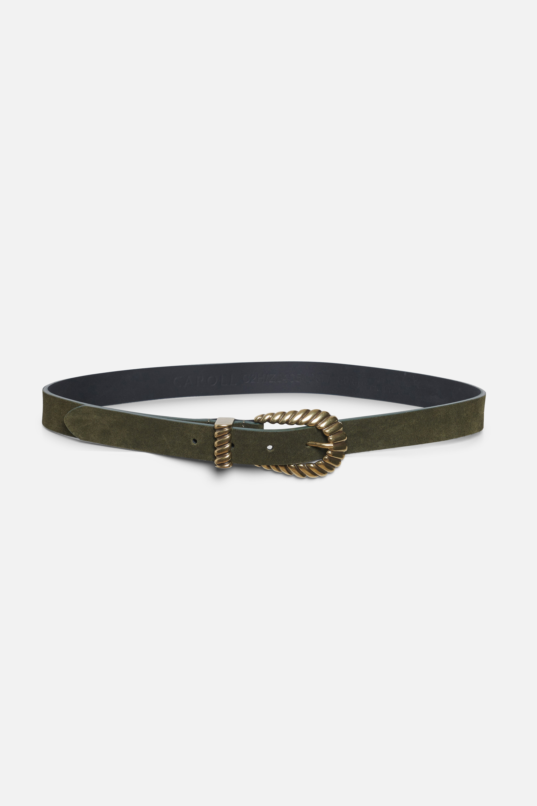 ceinture sarah v 100 cuir vert kaki femme ceinture sarah v 100% cuir vert kaki femme