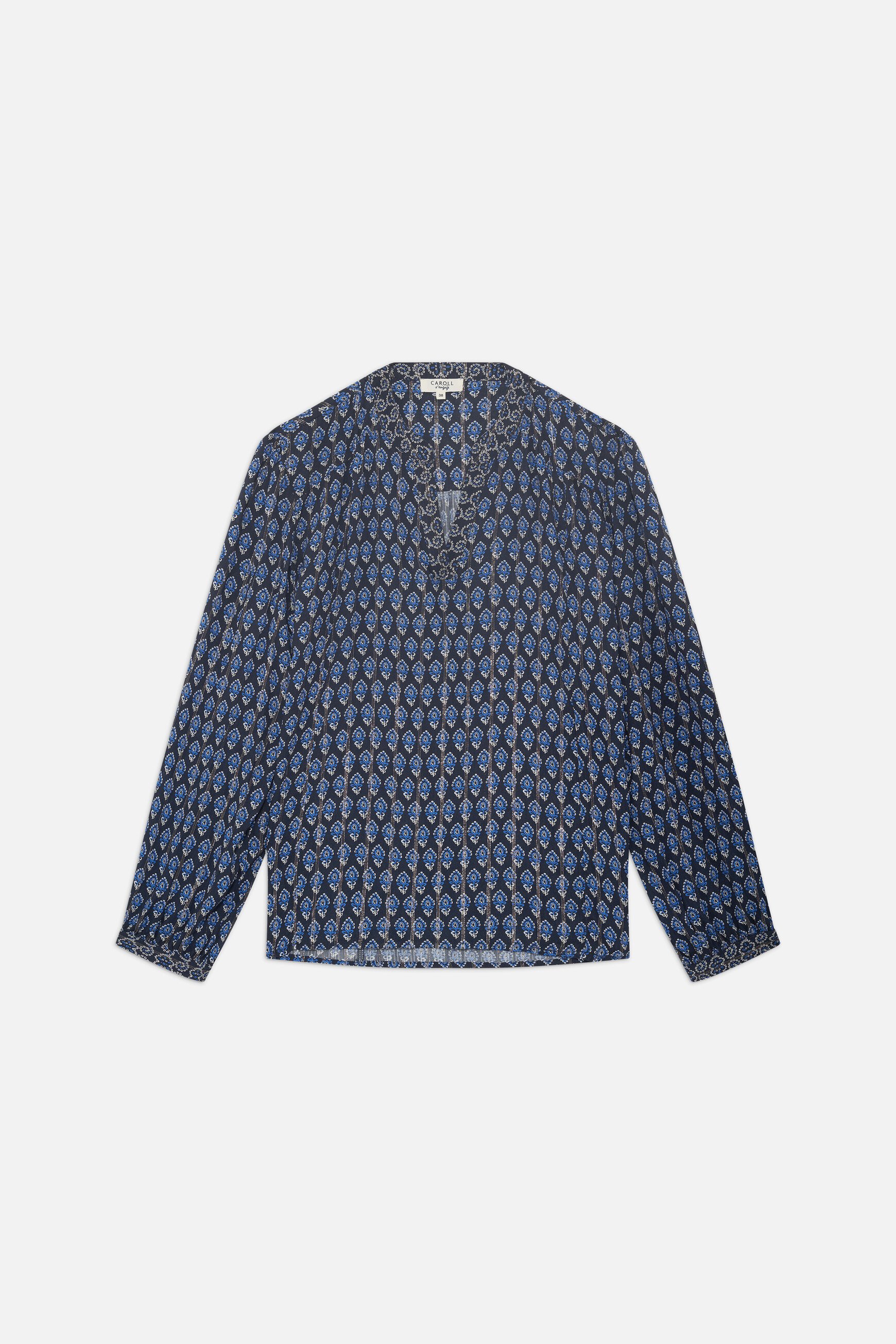 blouse charmy bleu marine femme Blouse Charmy bleu marine femme