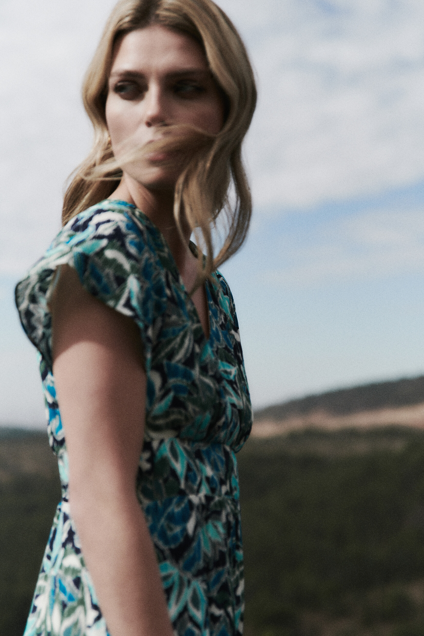 robe carolina fleurie bleu femme Robe carolina fleurie bleu femme
