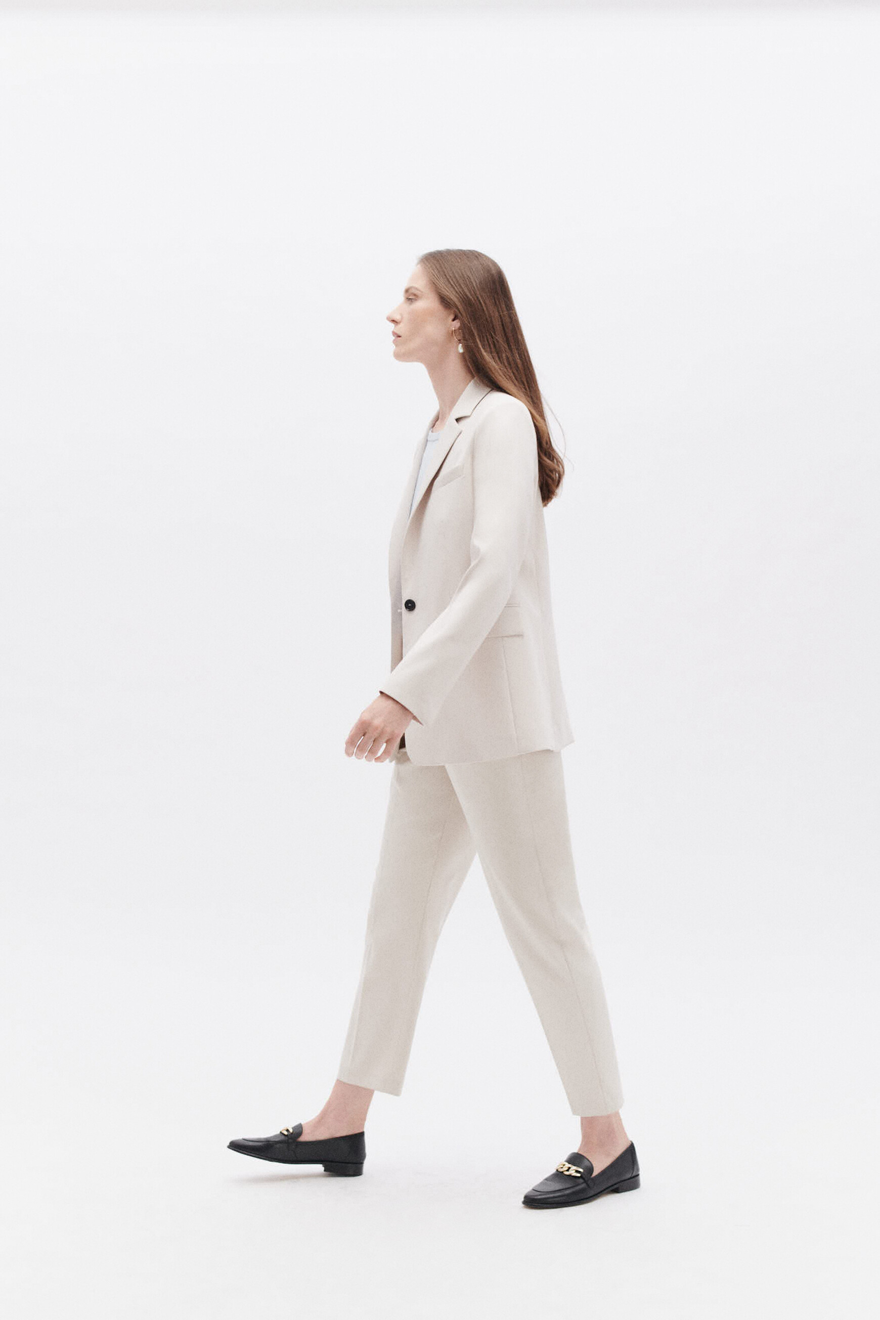 pantalon psam beige femme Pantalon psam beige femme