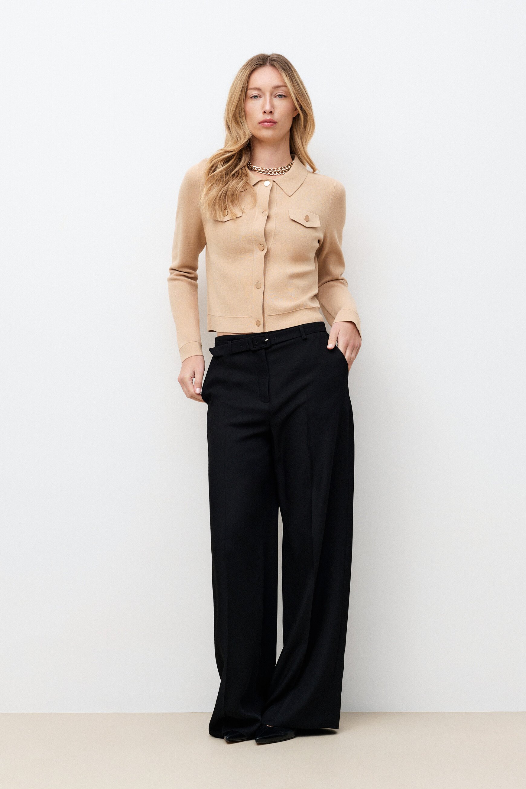 Trui Mflo lichtgrijs vrouw