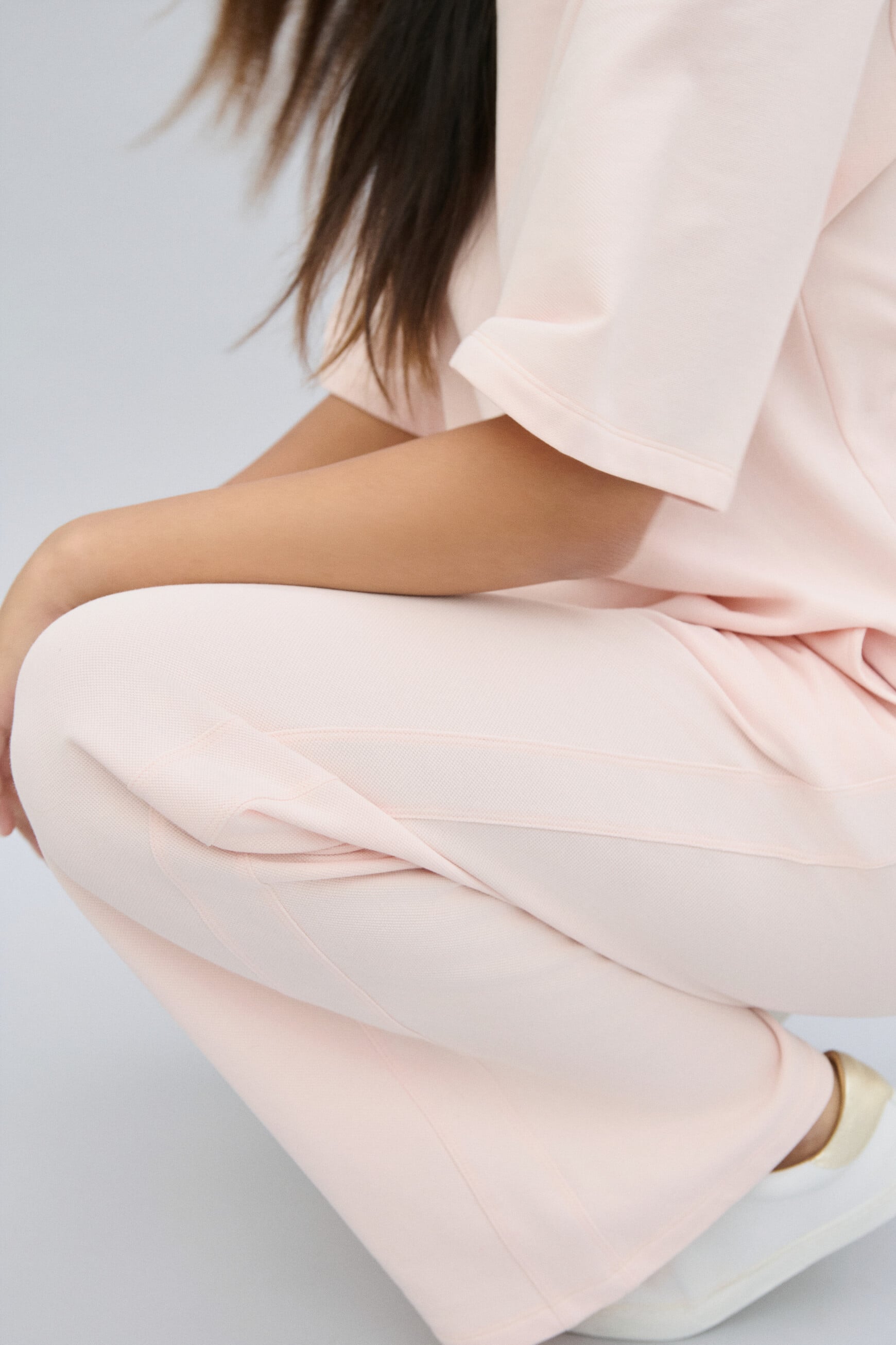 Pantalon Pgwenn creme femme