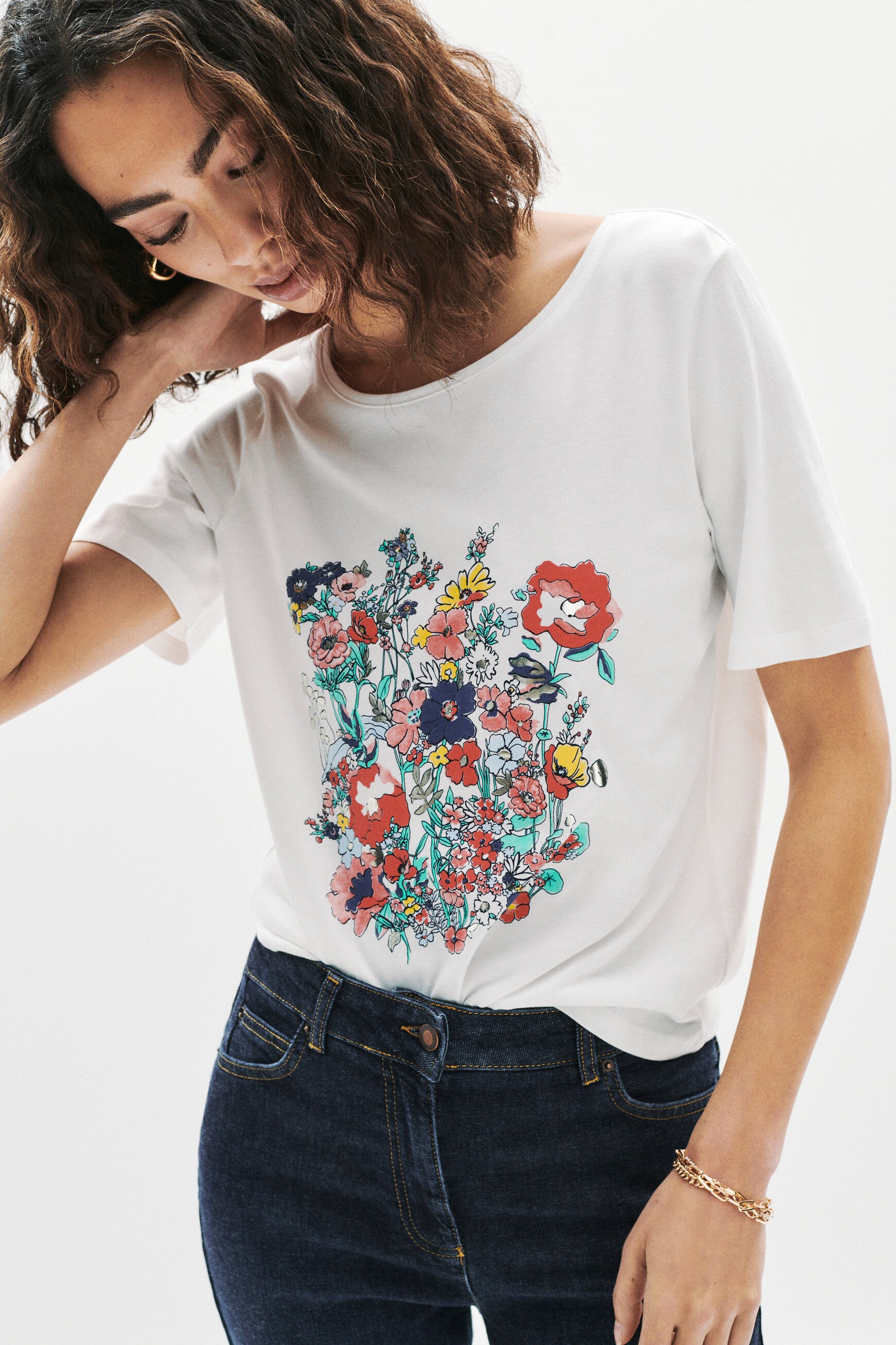 t shirt telegance ecru femme T-shirt Telegance ecru femme