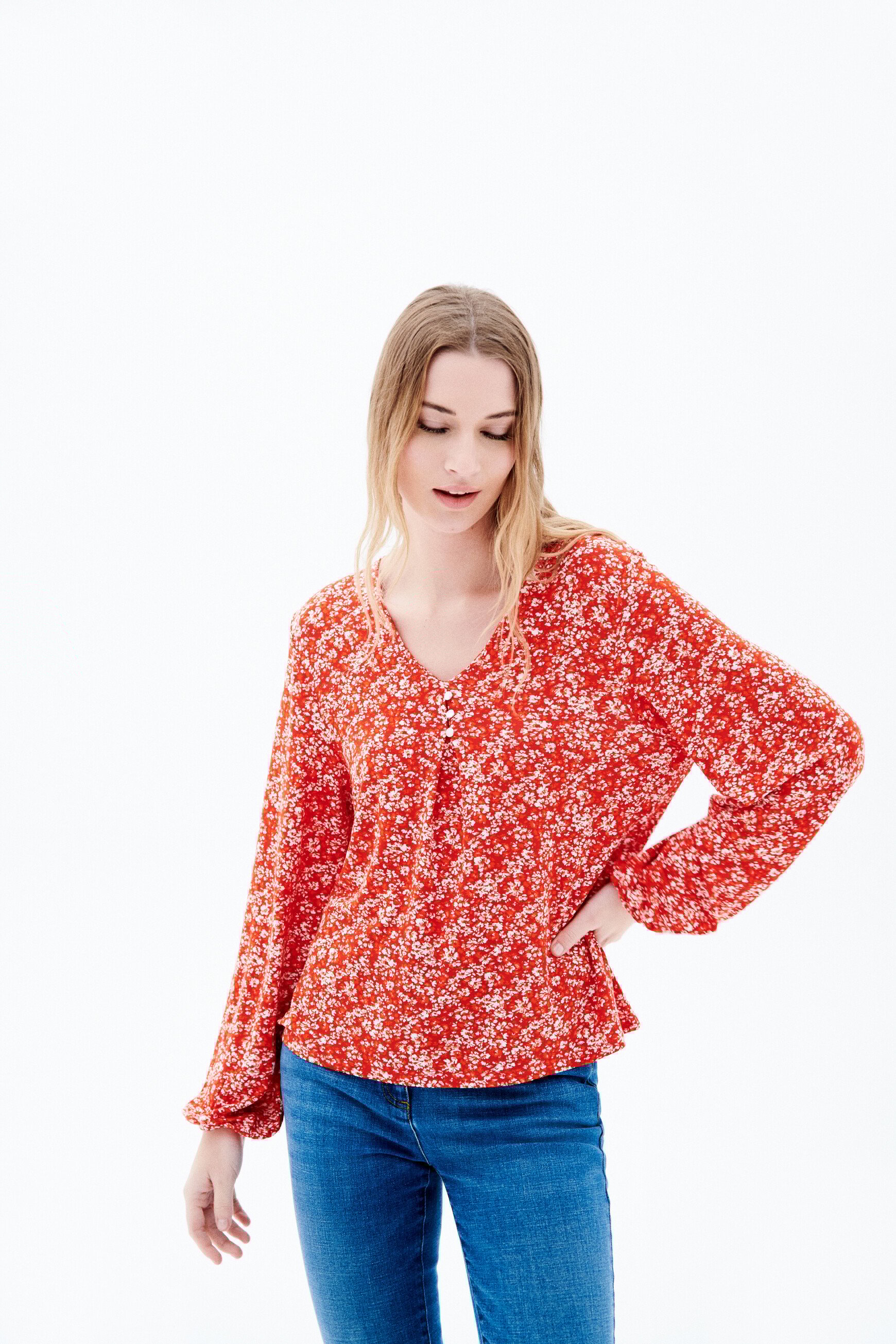 tcarlo T-shirt red woman