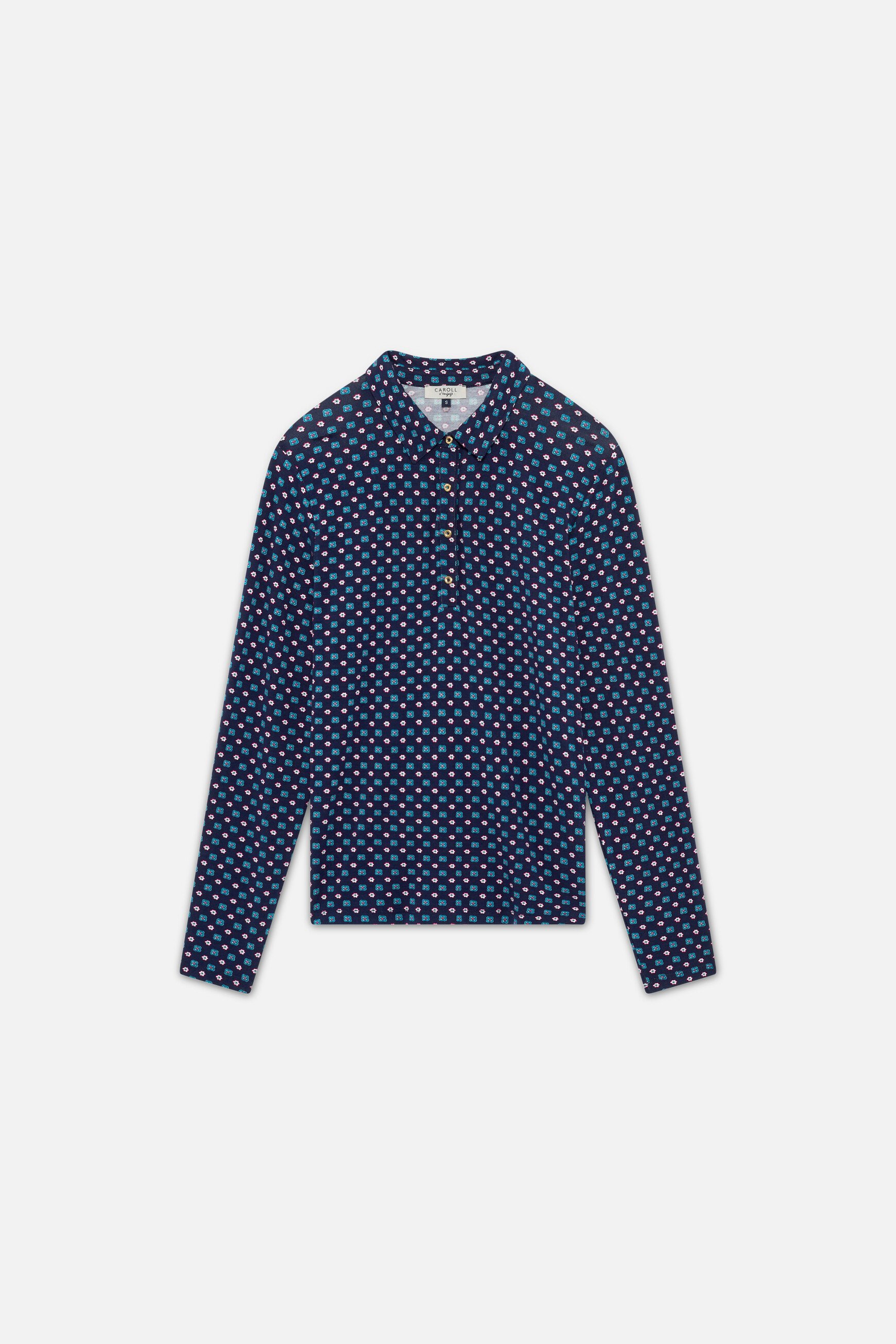 T-shirt Tirissa bleu marine femme