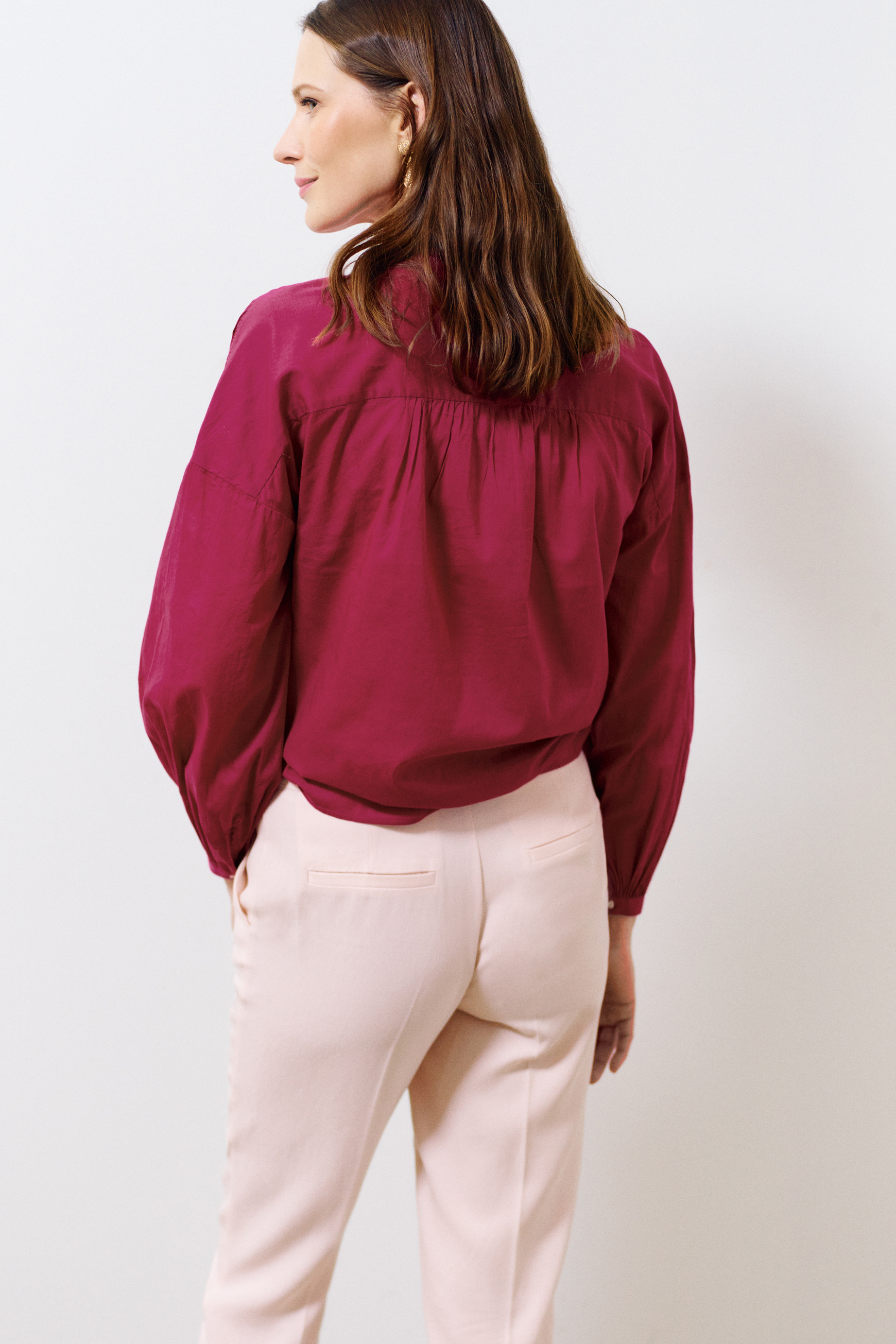 Chemisier rouge top