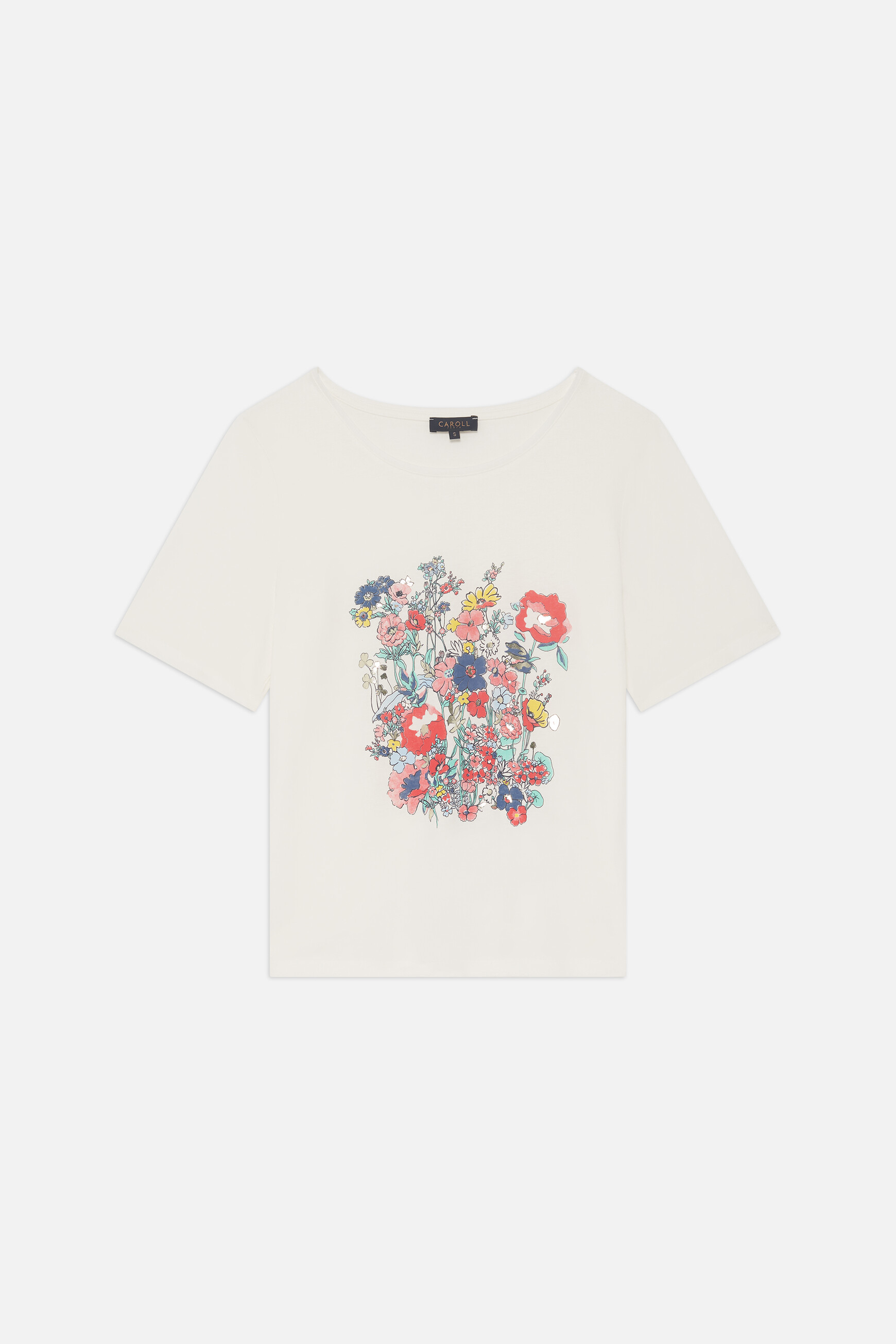 t shirt telegance ecru femme T-shirt Telegance ecru femme