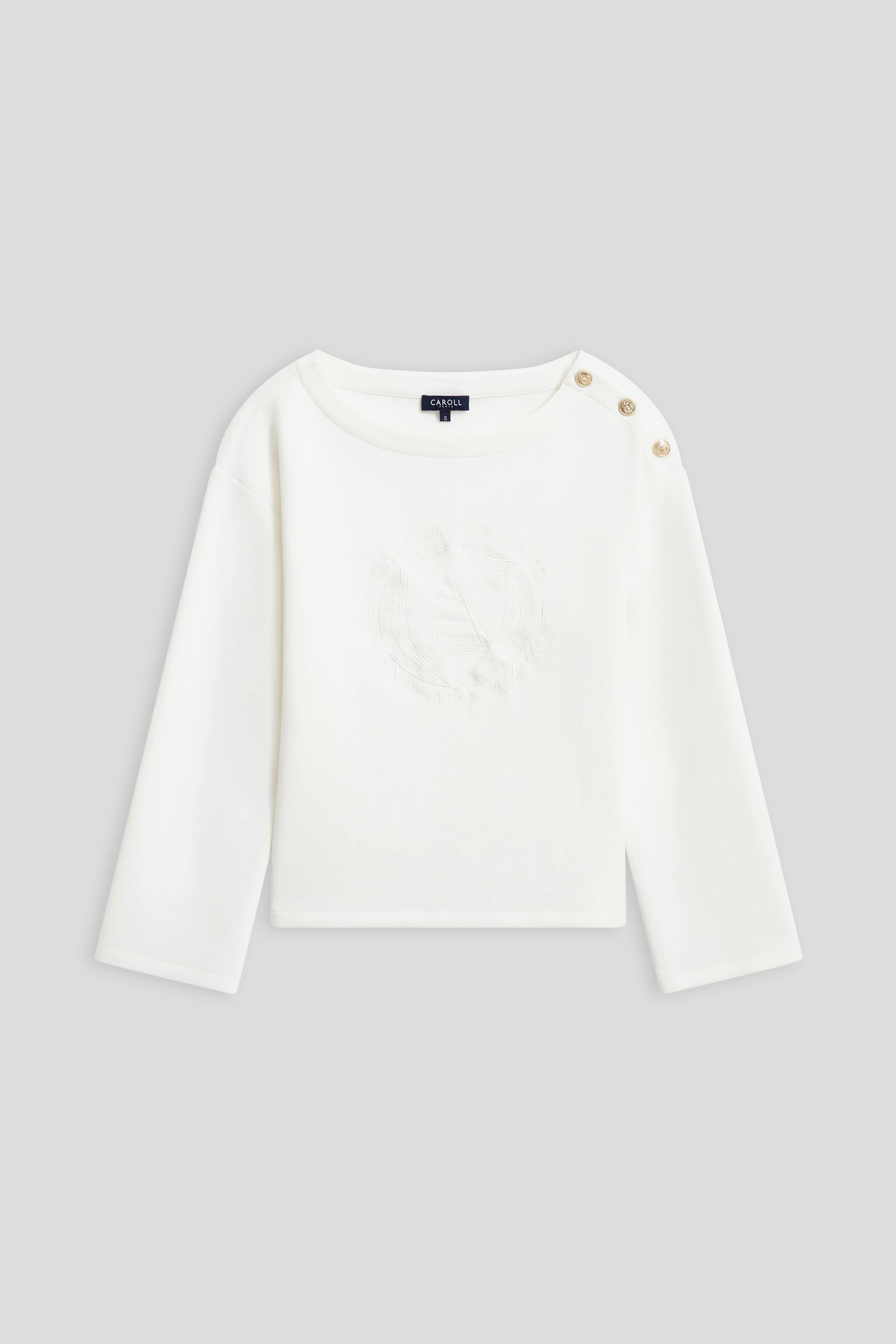 Sweatshirt Tmatys ecru woman
