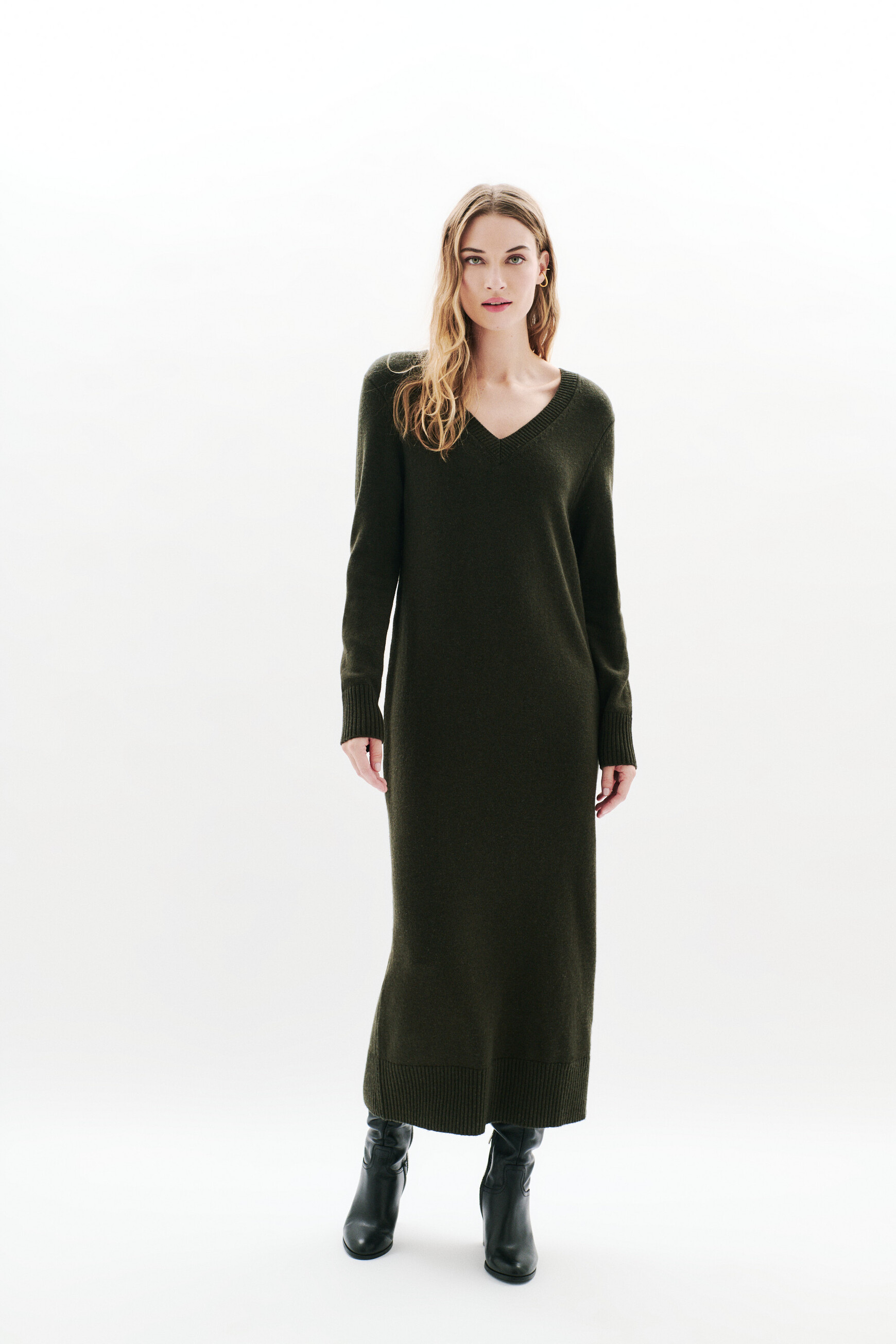 Robe Rmisty vert kaki femme