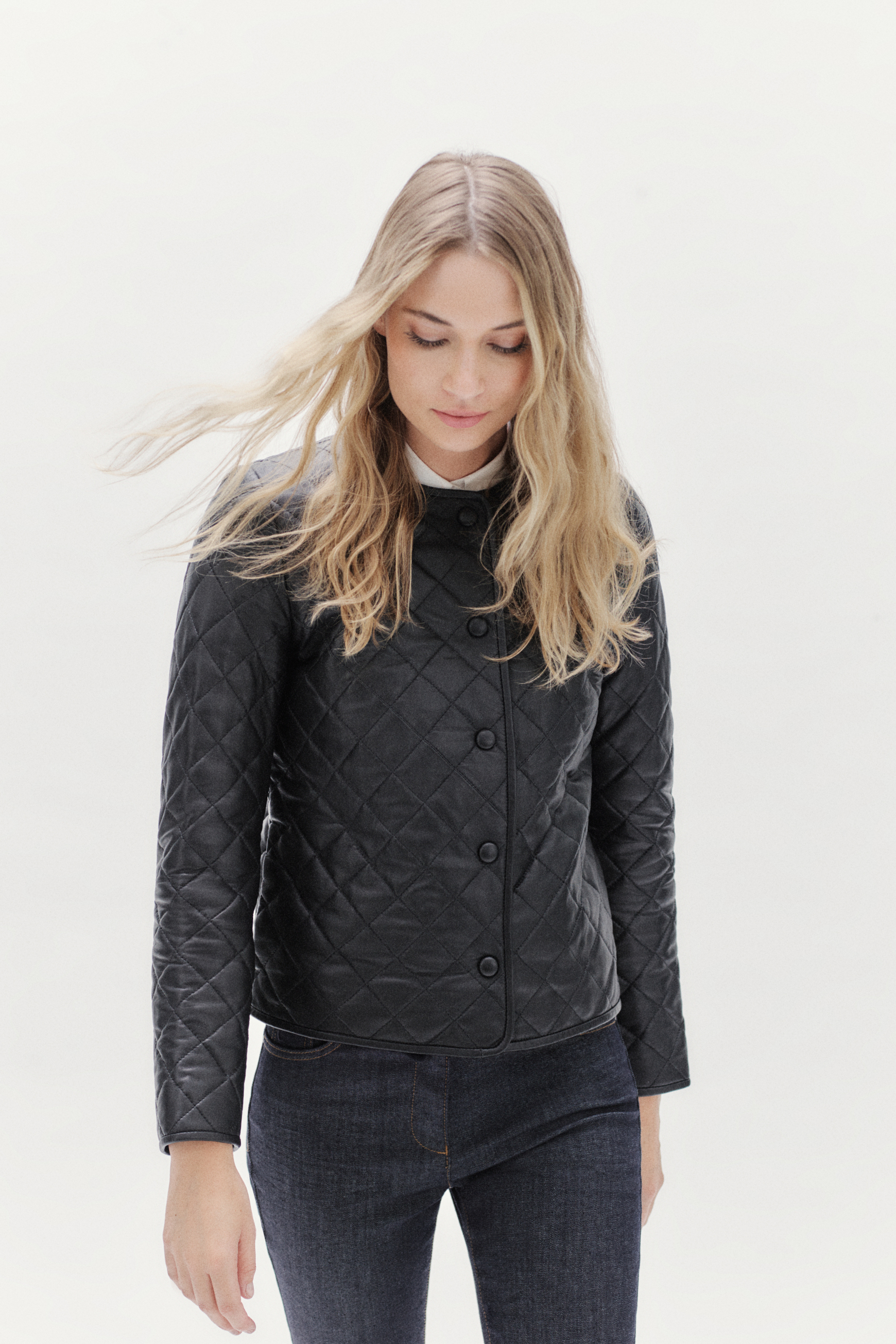 blazer chora 100 cuir noir femme blazer chora 100% cuir noir femme