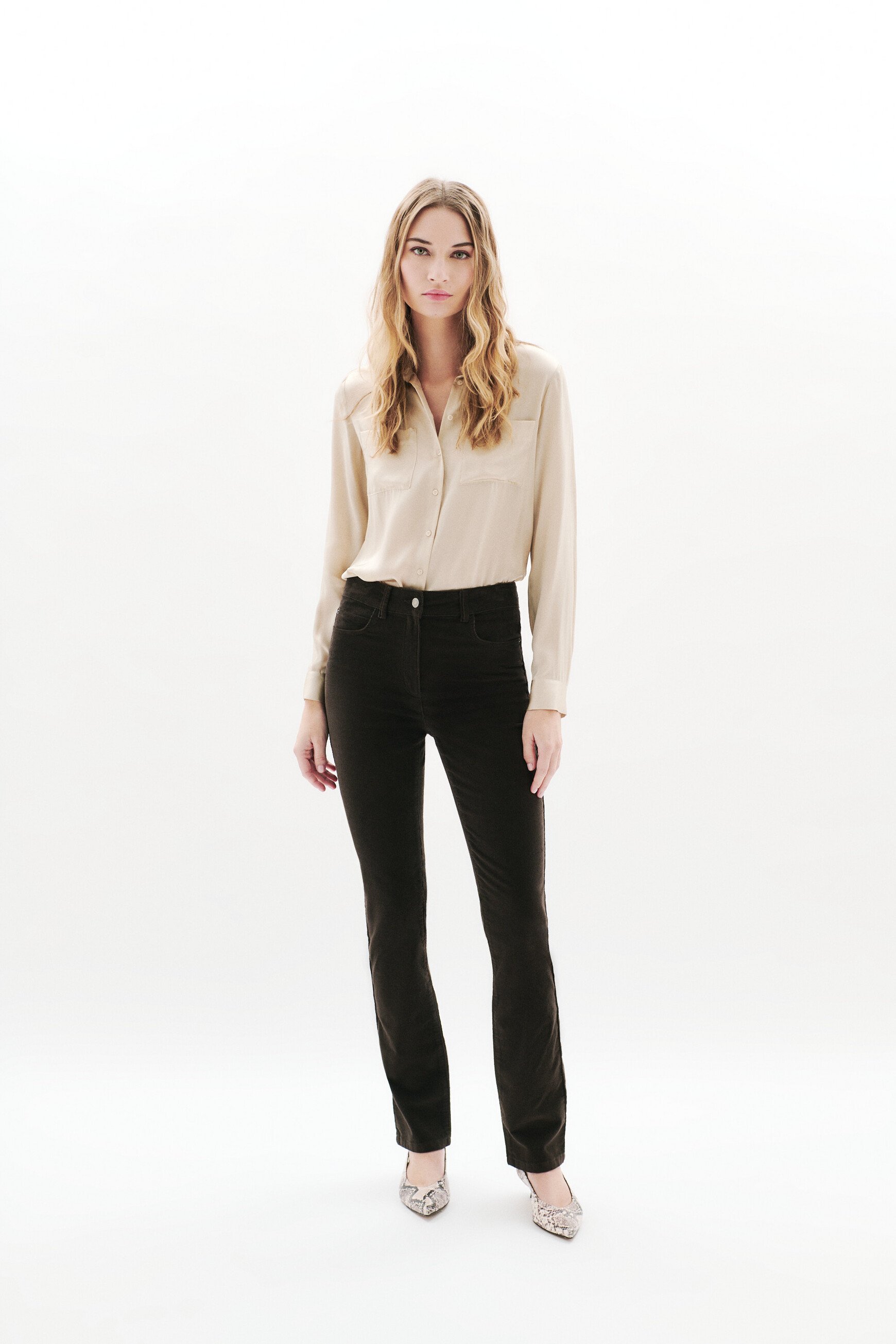pchicagov trousers dark brown woman Pchicagov trousers dark brown woman