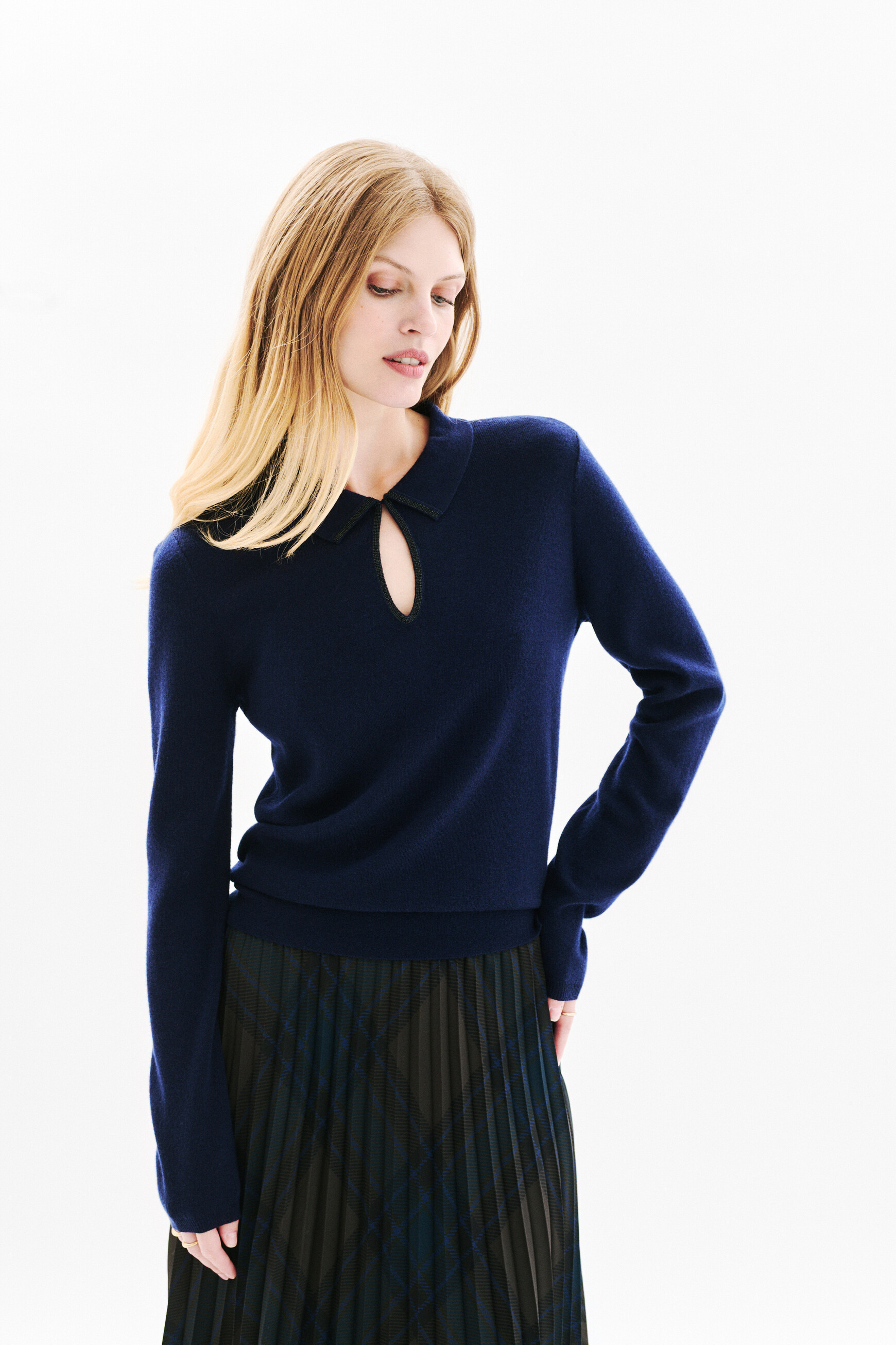 Pullover Mirca marineblau damen