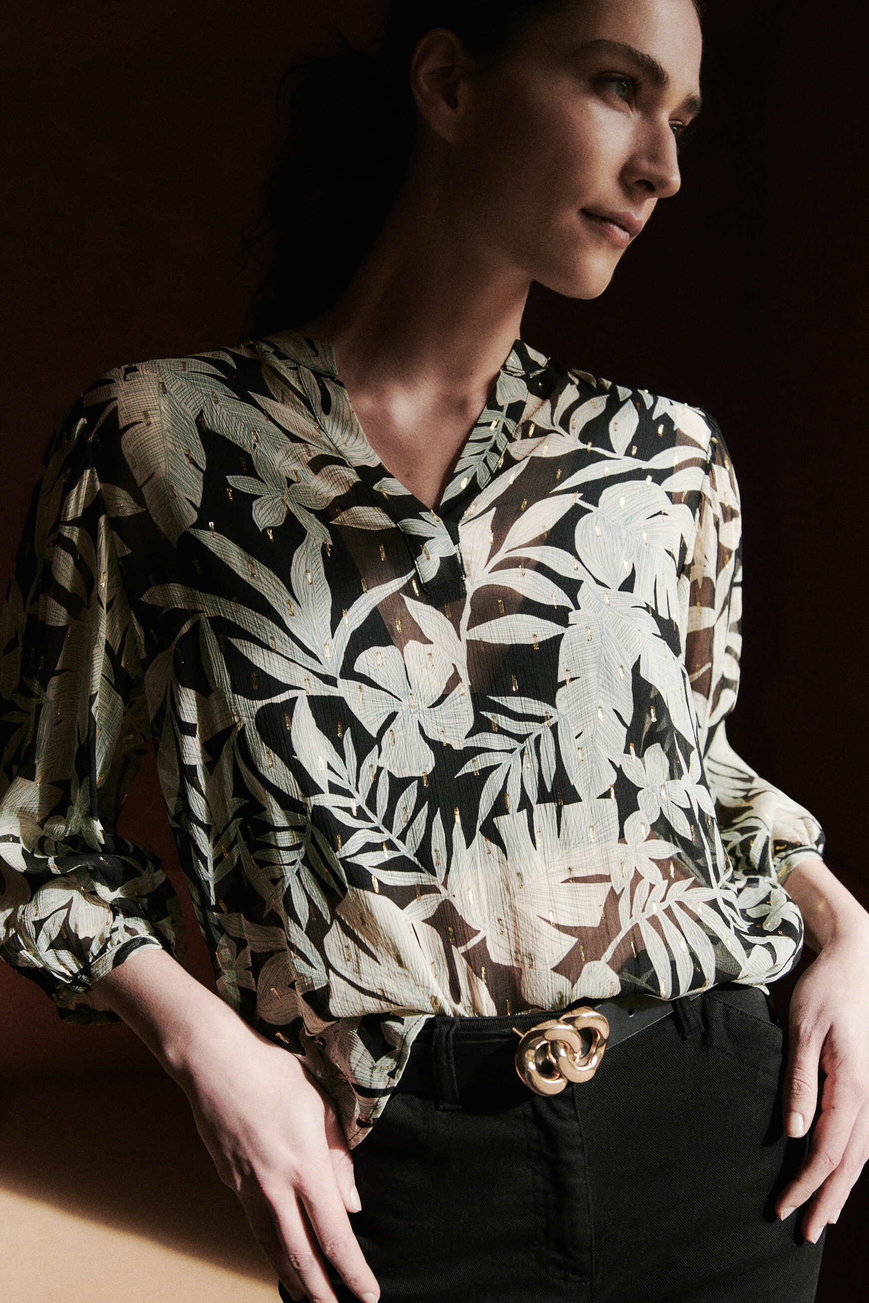blusa samantha nero donna Blusa Samantha nero donna