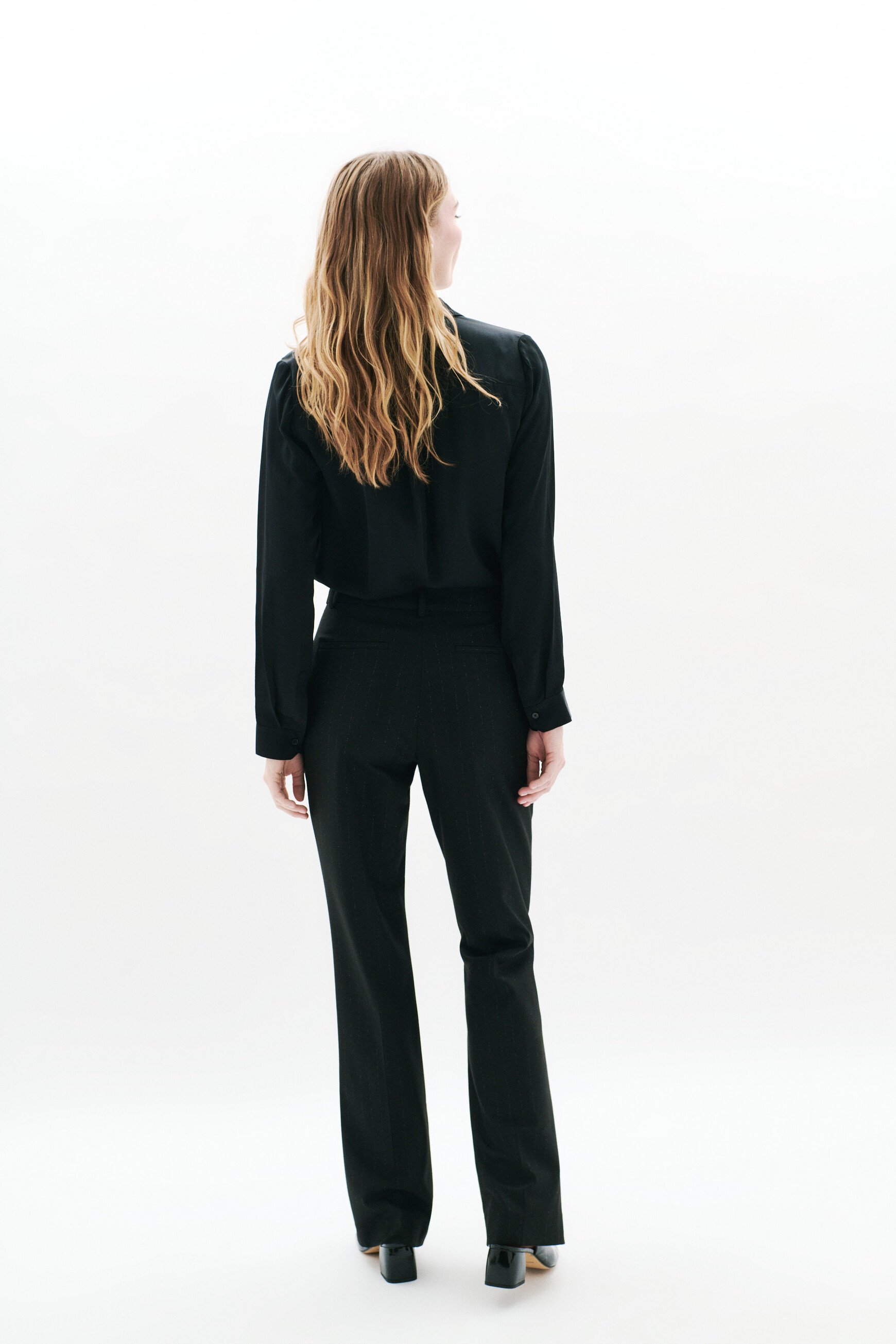 pantalon podium noir femme schwarz damen