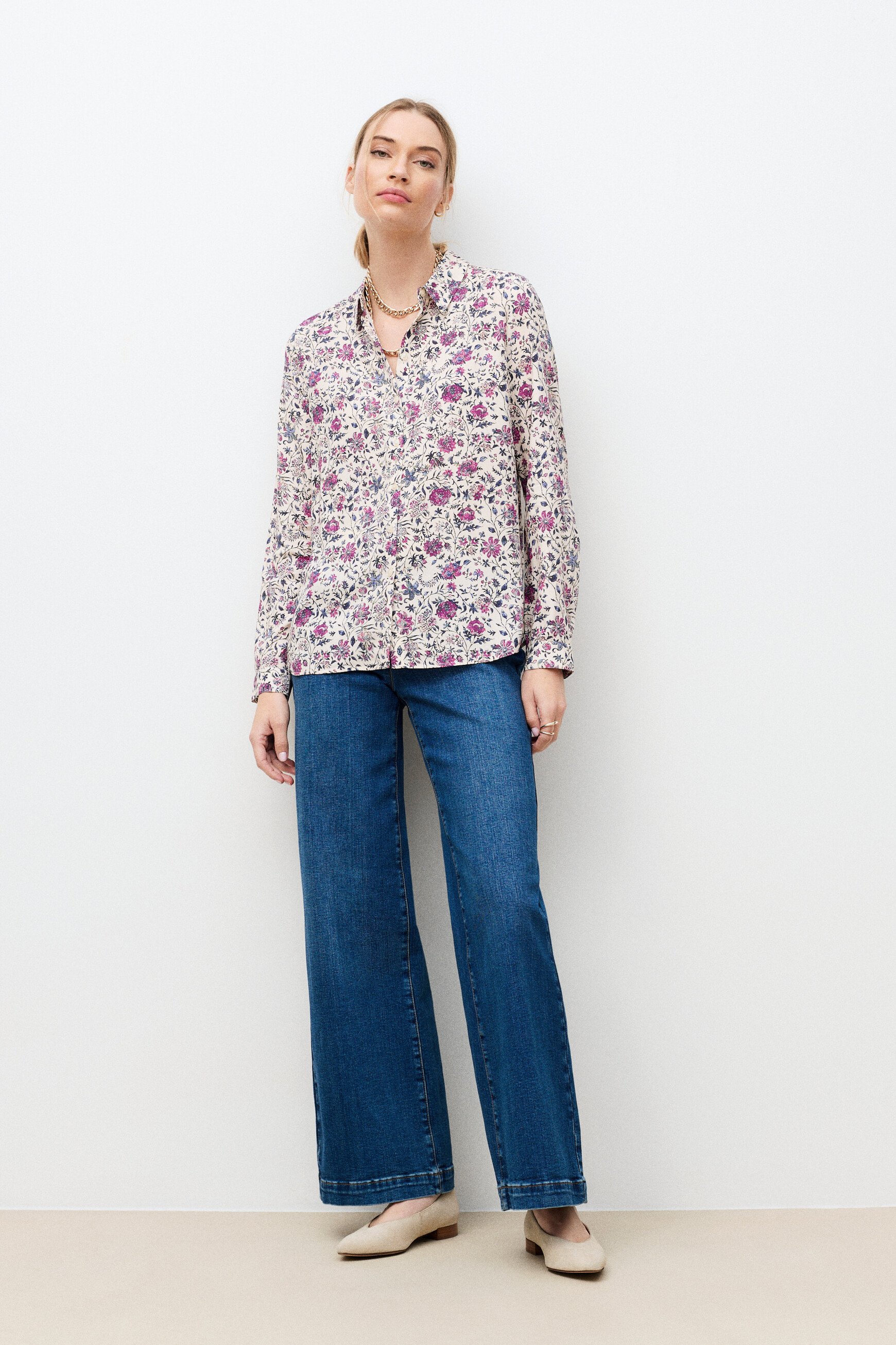 Chemise Cjessica ivoire femme