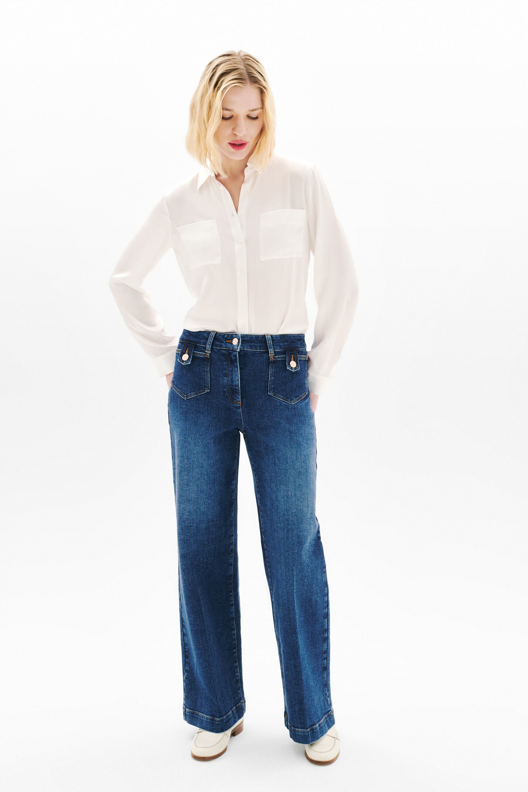 pietrodenim trousers stone denim woman Pietrodenim trousers stone denim woman