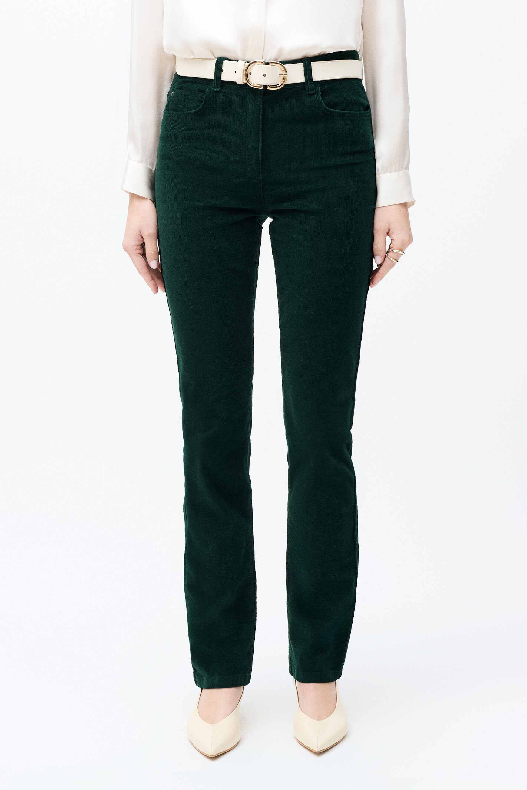 Pchicagov trousers dark green woman