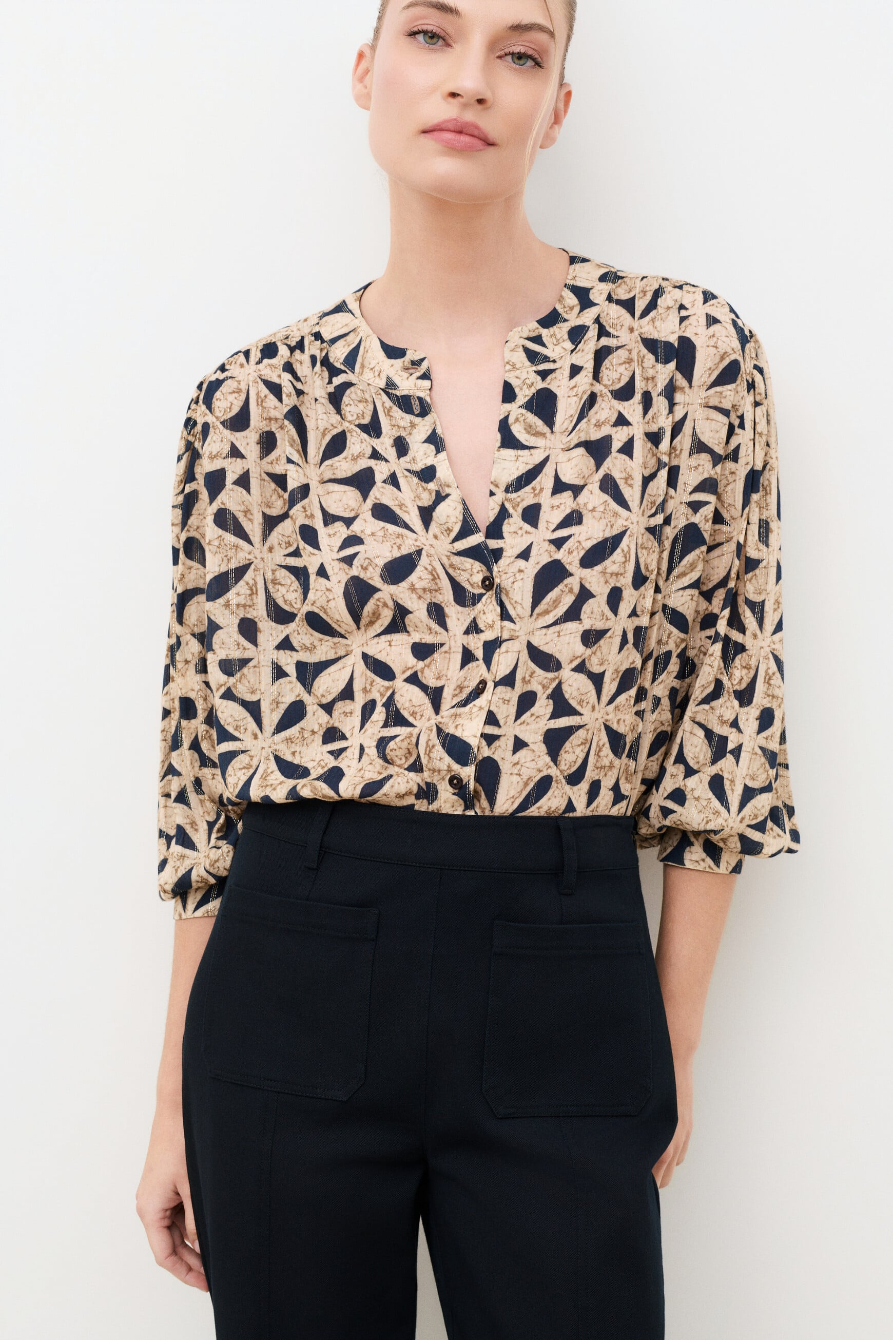 Camisa Calex2 multicor mulher