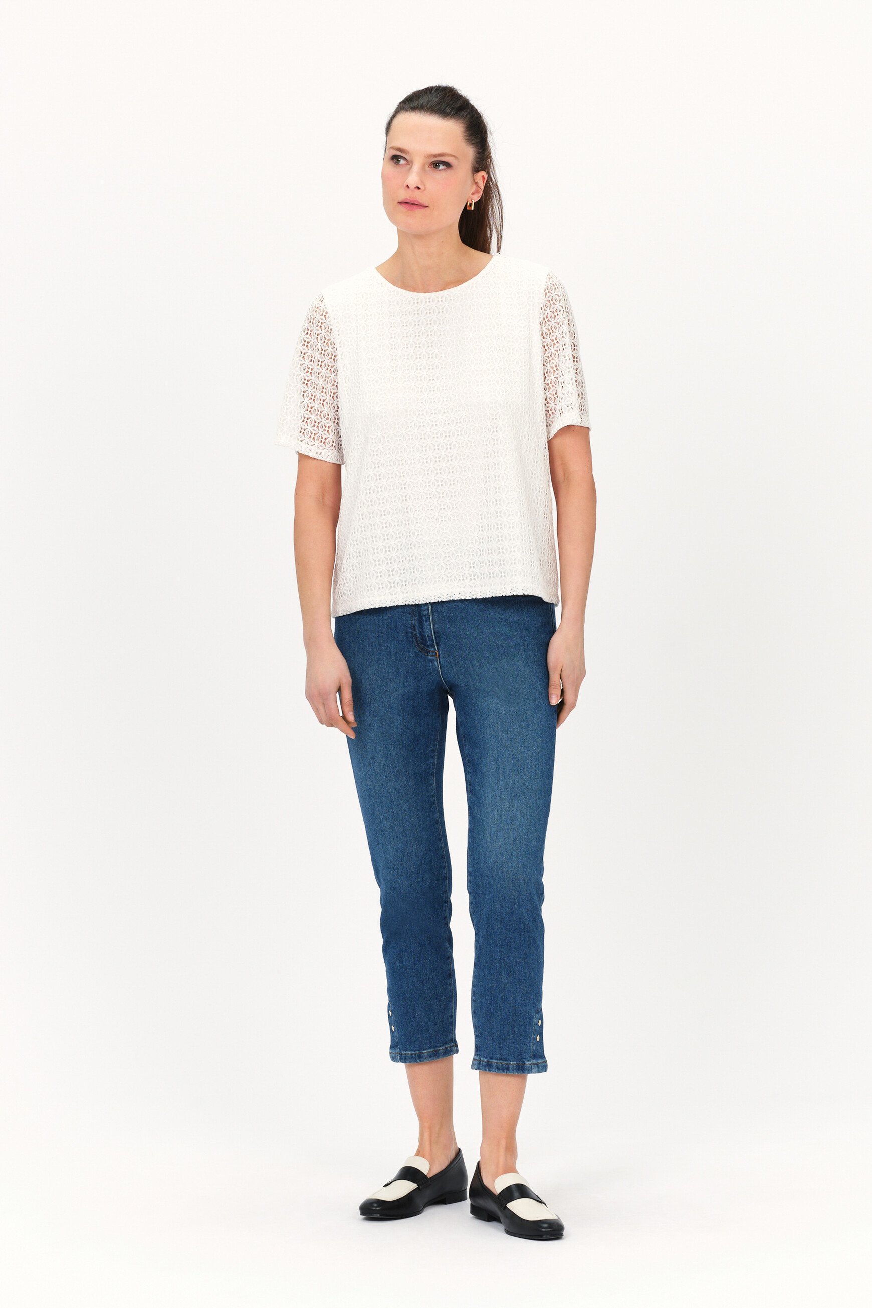 t shirt tboxy ivoire femme T-shirt tboxy ivoire femme