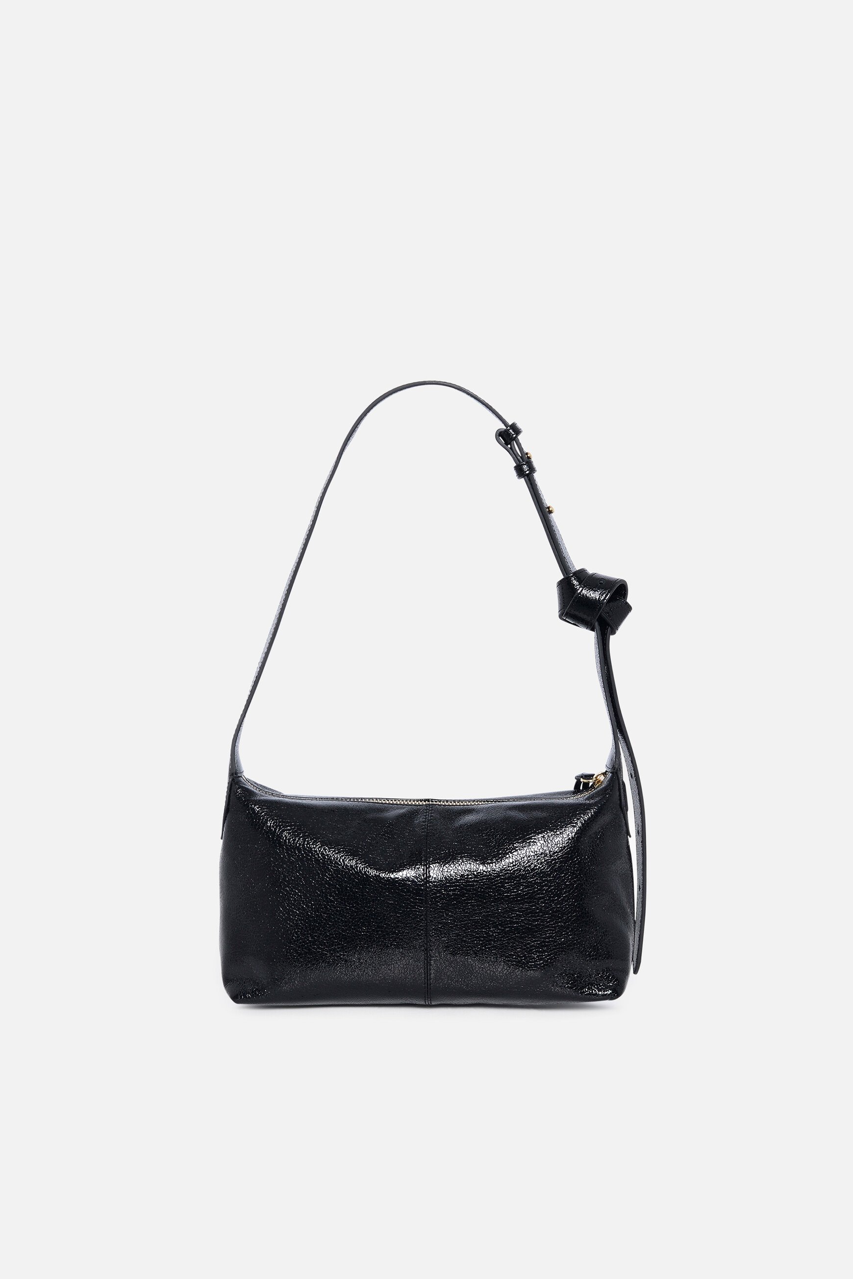 Soa bag in natural leather black woman