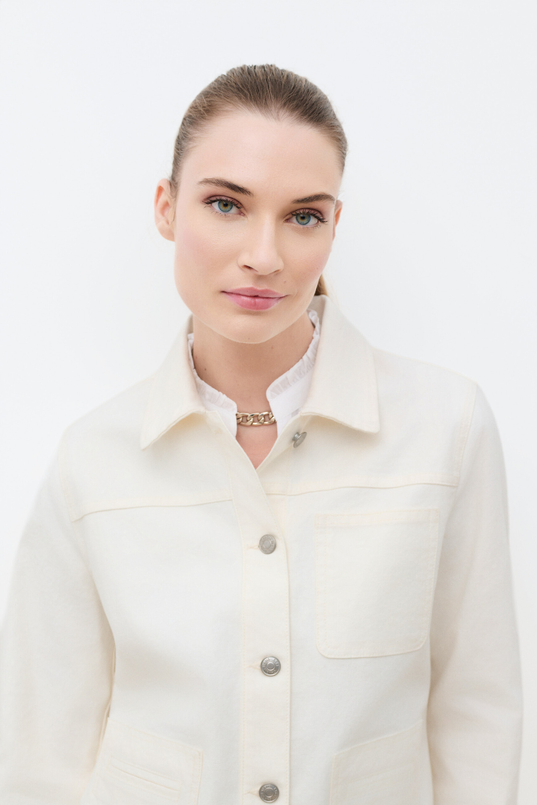 Vminatella jacket ecru woman