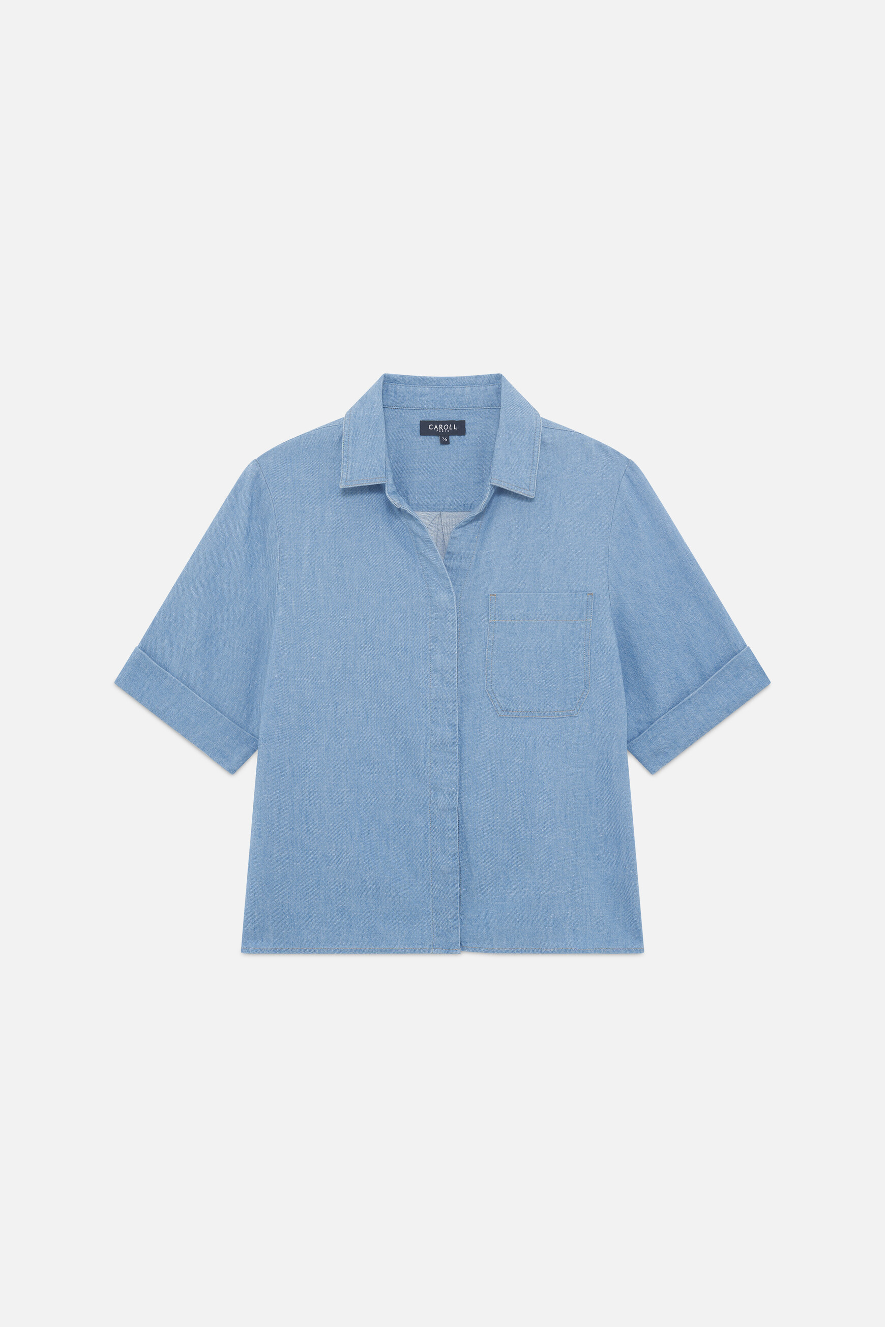 camisa carris denim azul bebe mujer Camisa Carris denim azul bebé mujer