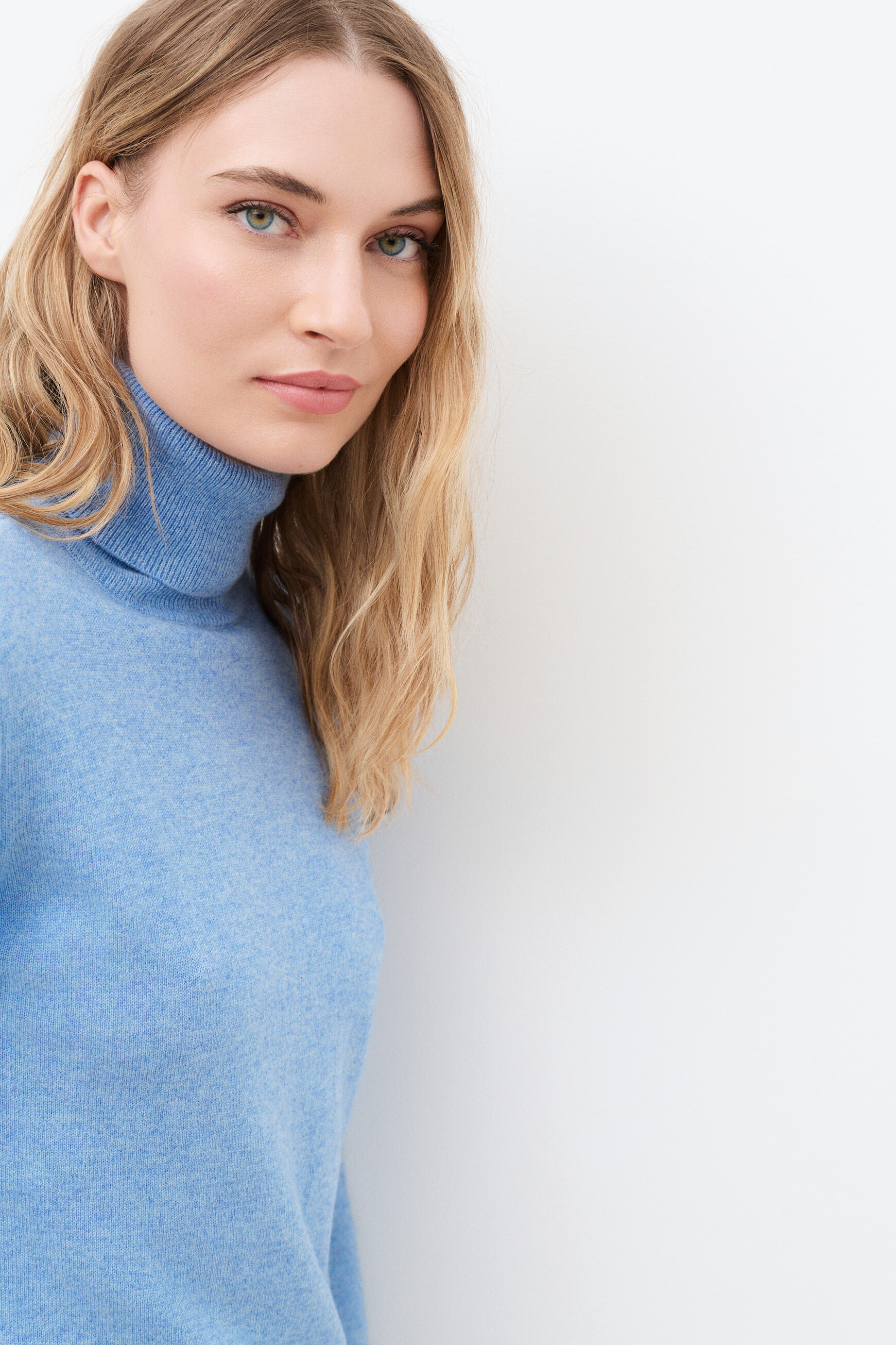 Dylan b 100% cashmere sweater lavender blue woman