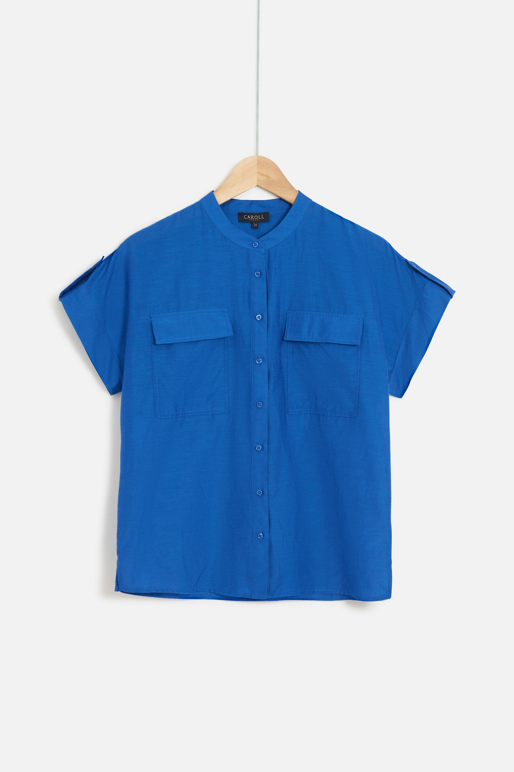 chemise allan bleu electrique femme chemise allan bleu electrique femme