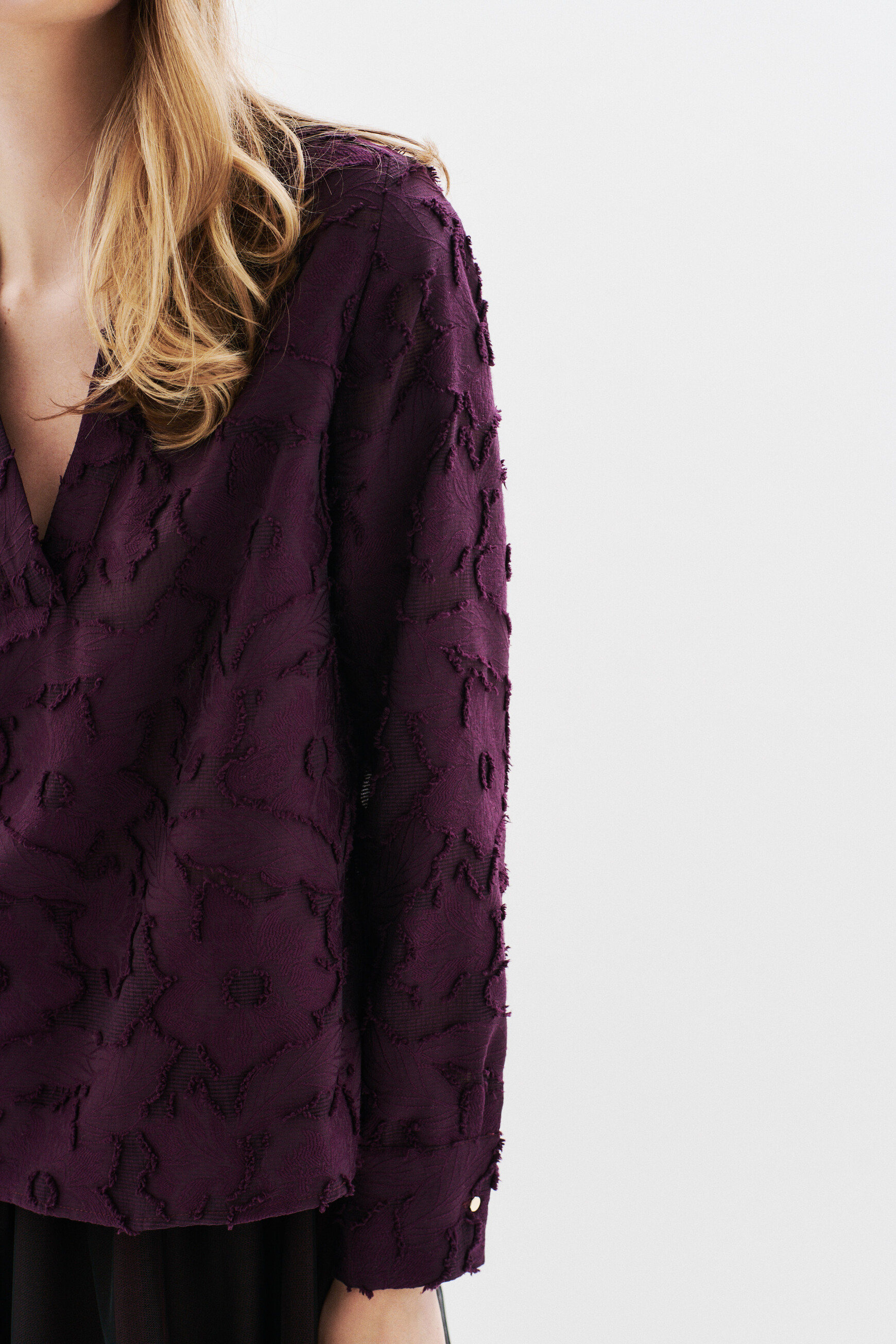 clara2 shirt burgundy woman Clara2 shirt burgundy woman