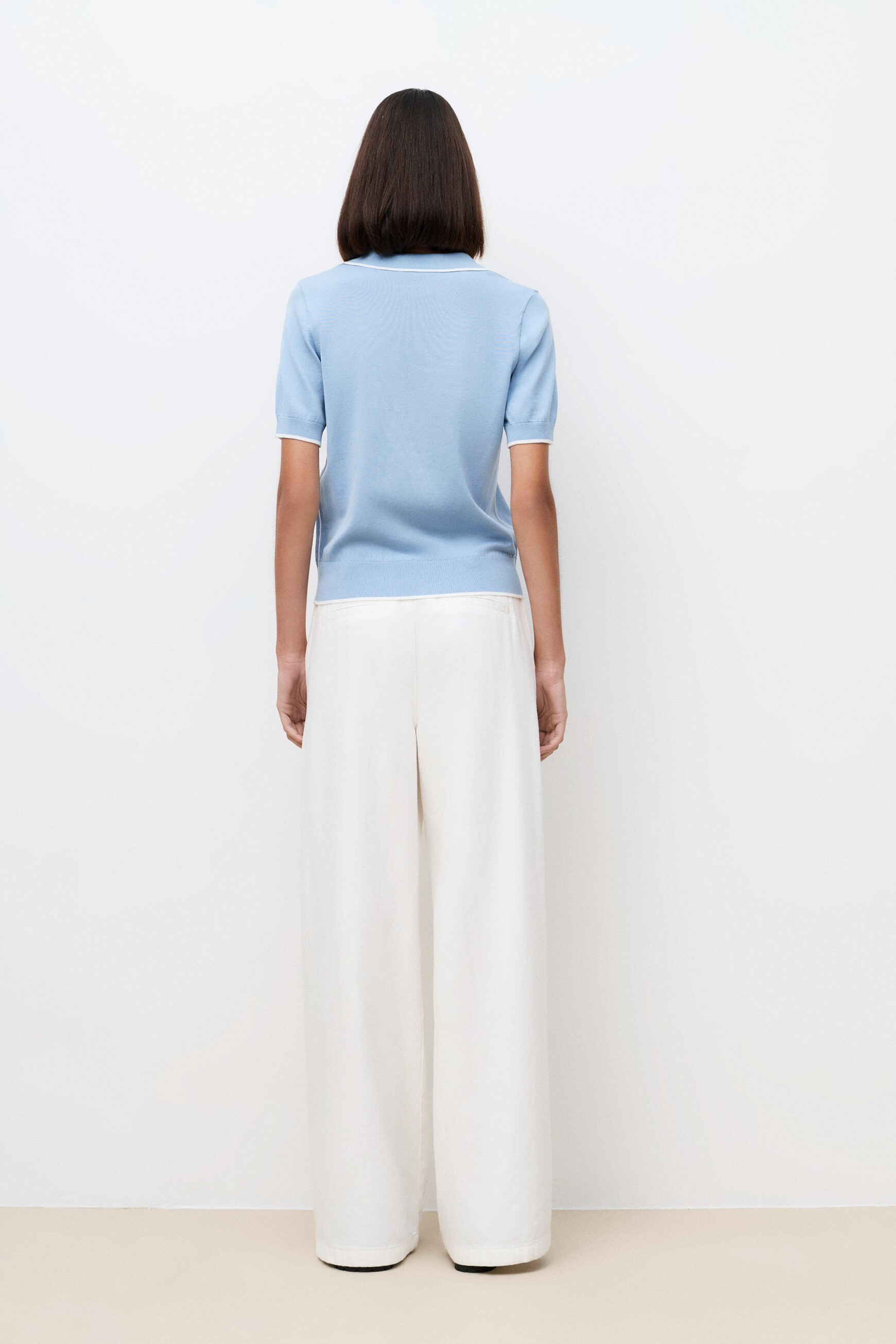 Pull Mjeremy bleu ciel femme