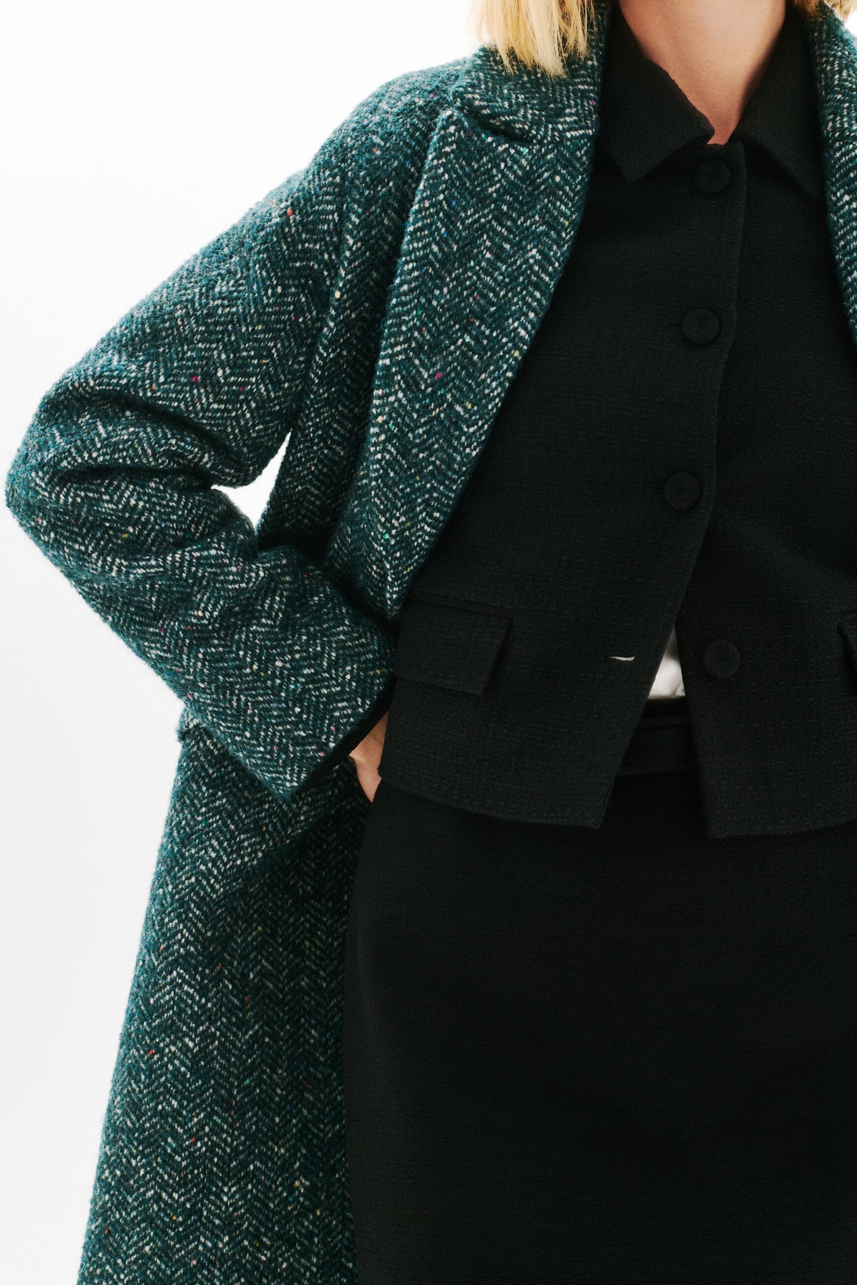 manteau grissini bleu canard femme Manteau Grissini bleu canard femme