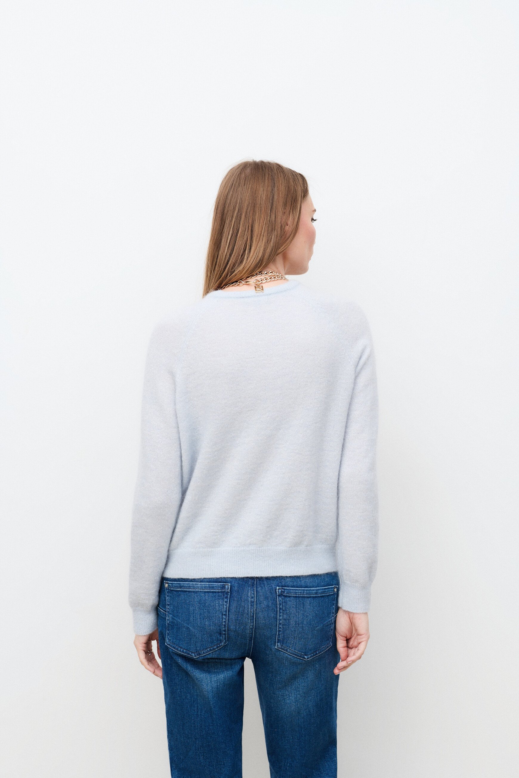 Pull Mcassandra bleu ciel femme