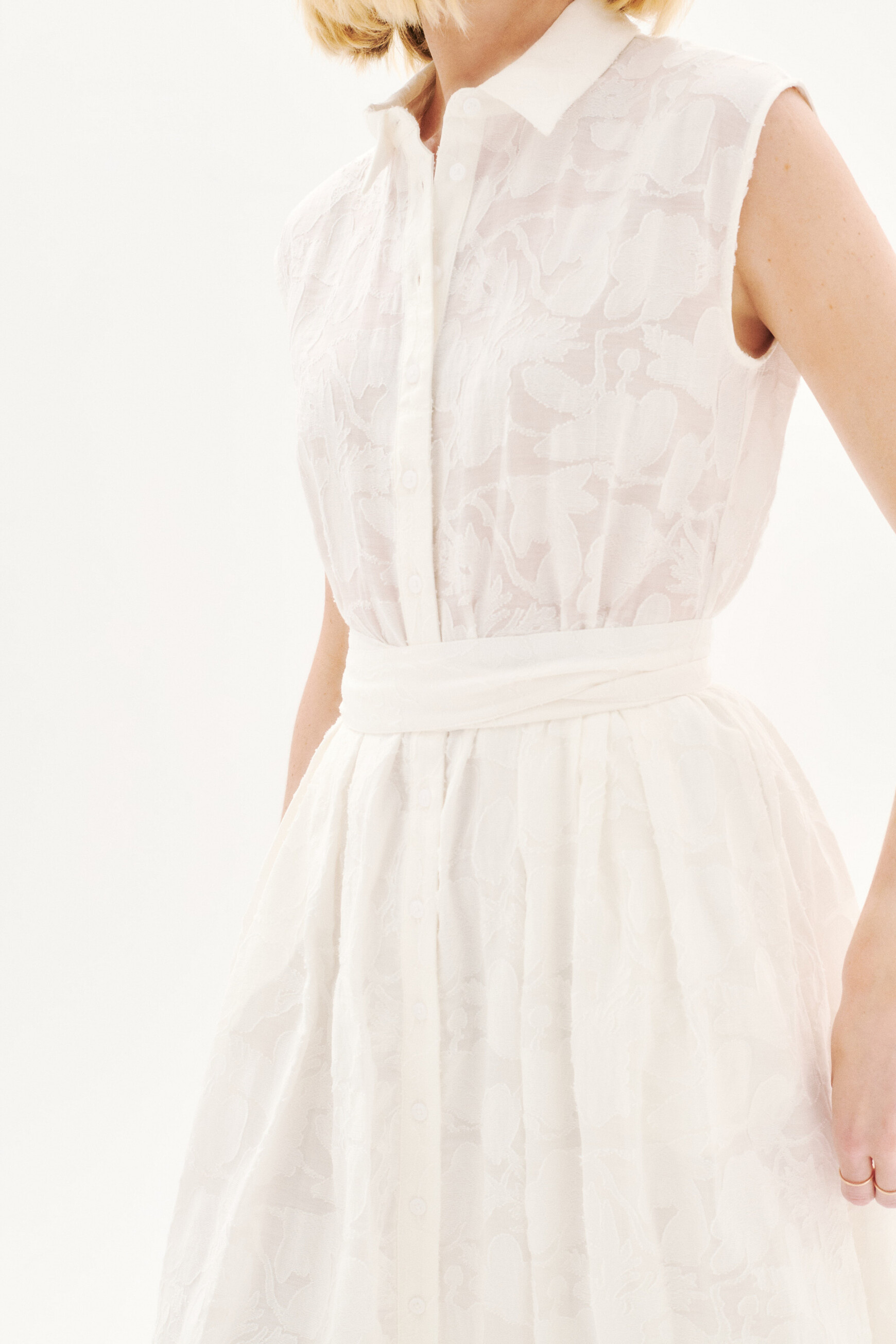Robe Rbetty ecru femme