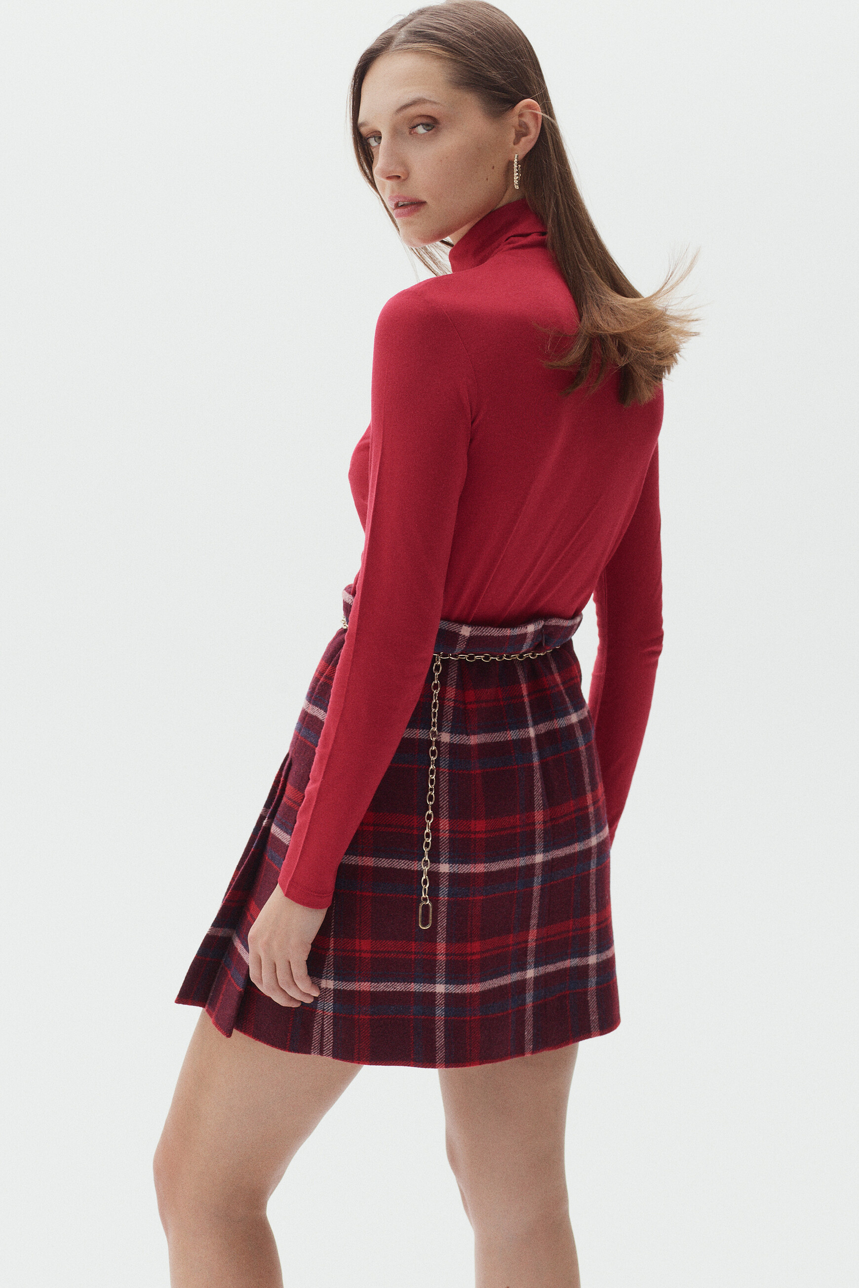 jupe margaret plaid rouge femme jupe margaret plaid rouge femme