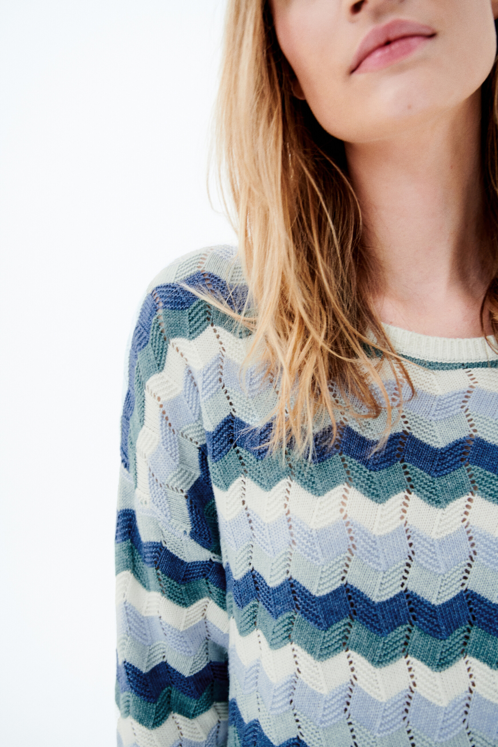 Pull marineta denim stone femme