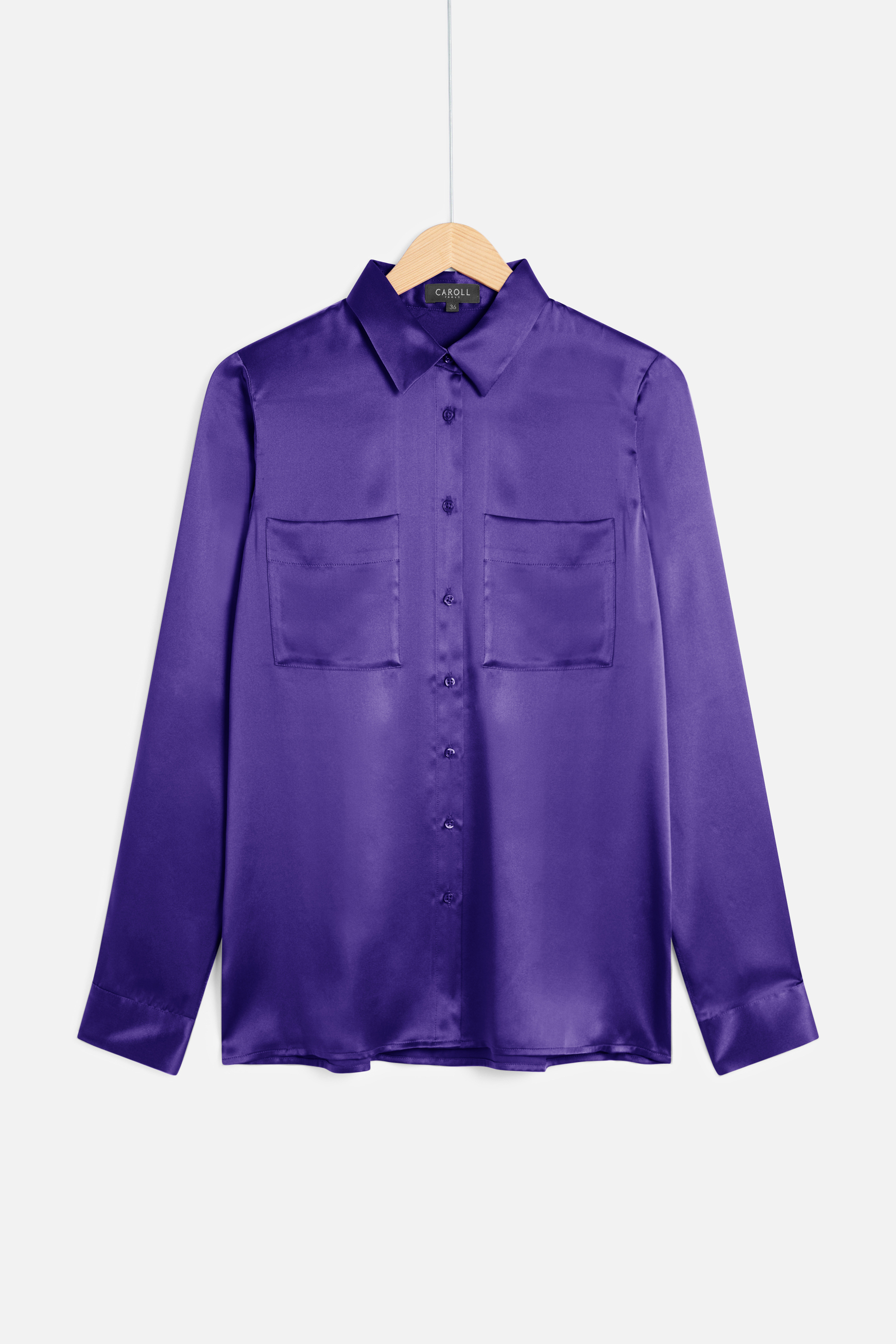 chemisier jeanne 100 soie prune femme chemisier jeanne 100% soie prune femme