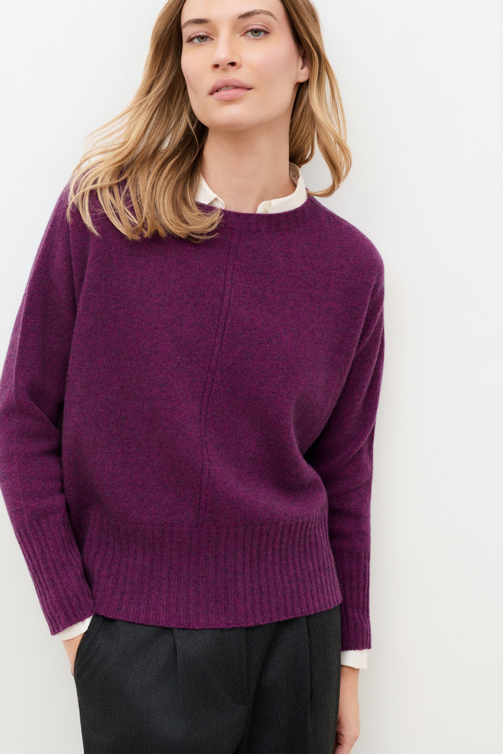 Mjade sweater violete oscuro woman