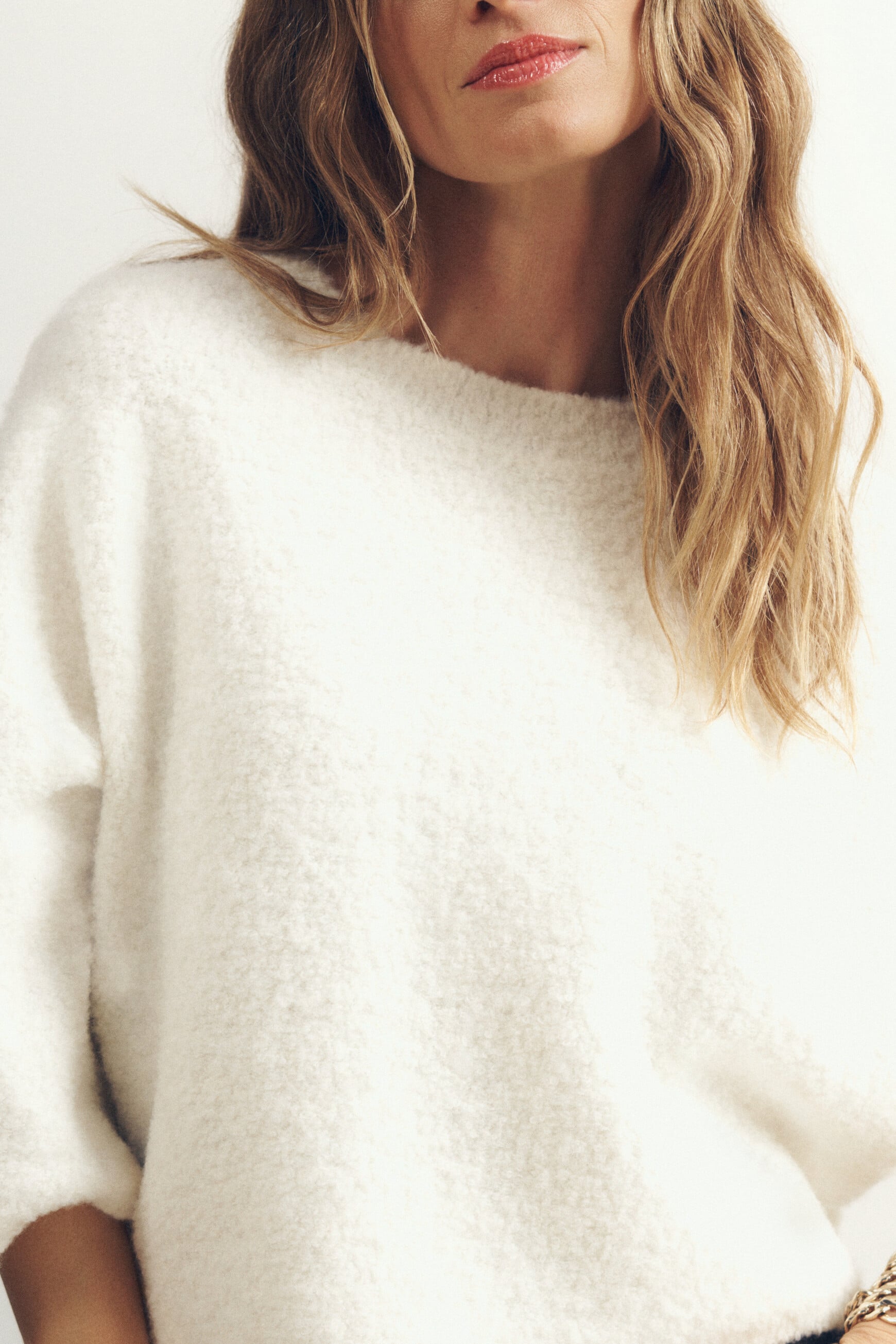 Mwinter sweater ecru woman