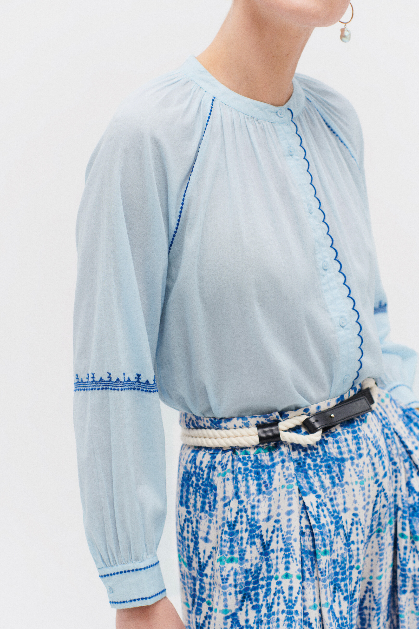 chemisier penelope bleu clair femme chemisier penelope bleu clair femme