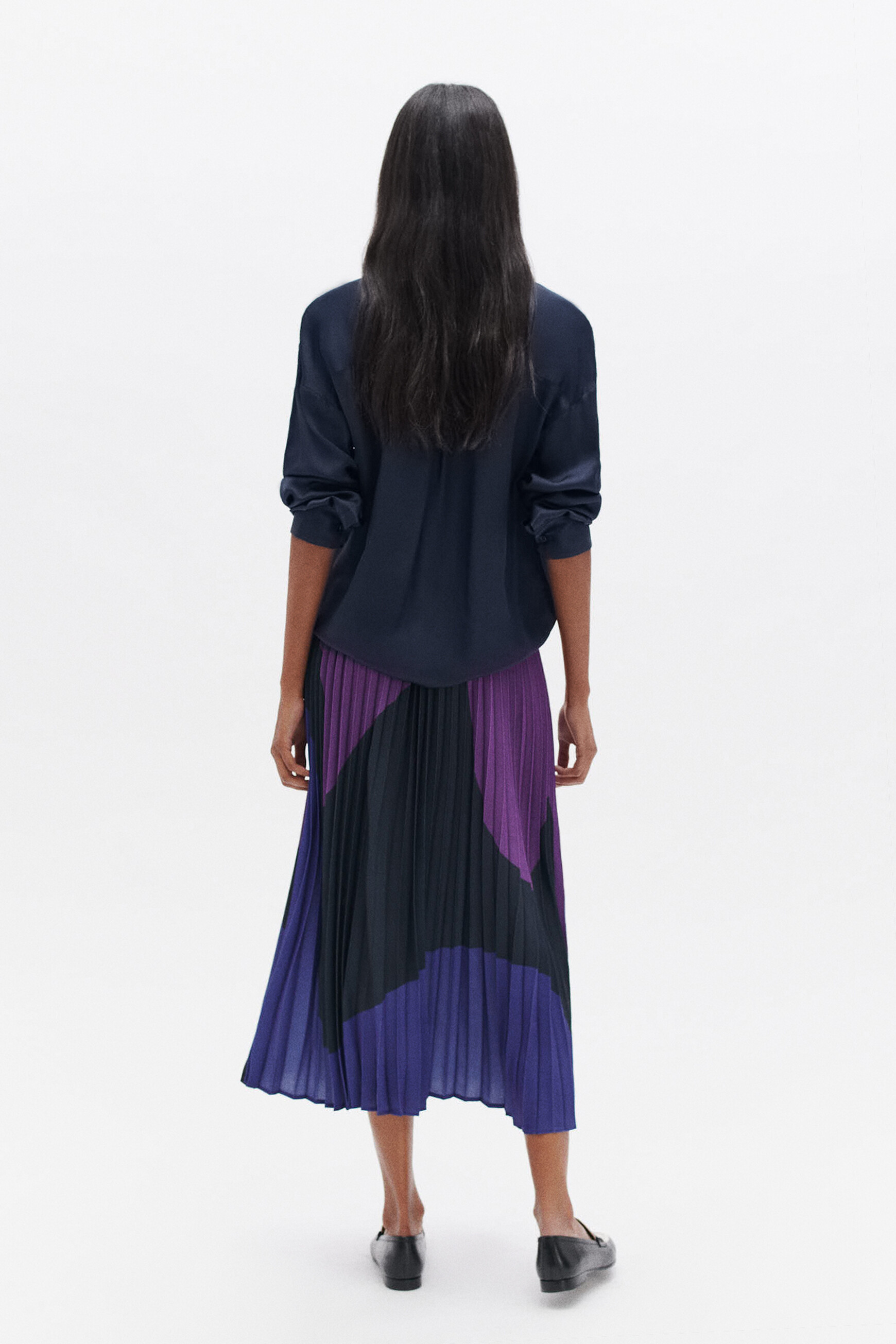 Chemise caby2 bleu marine femme