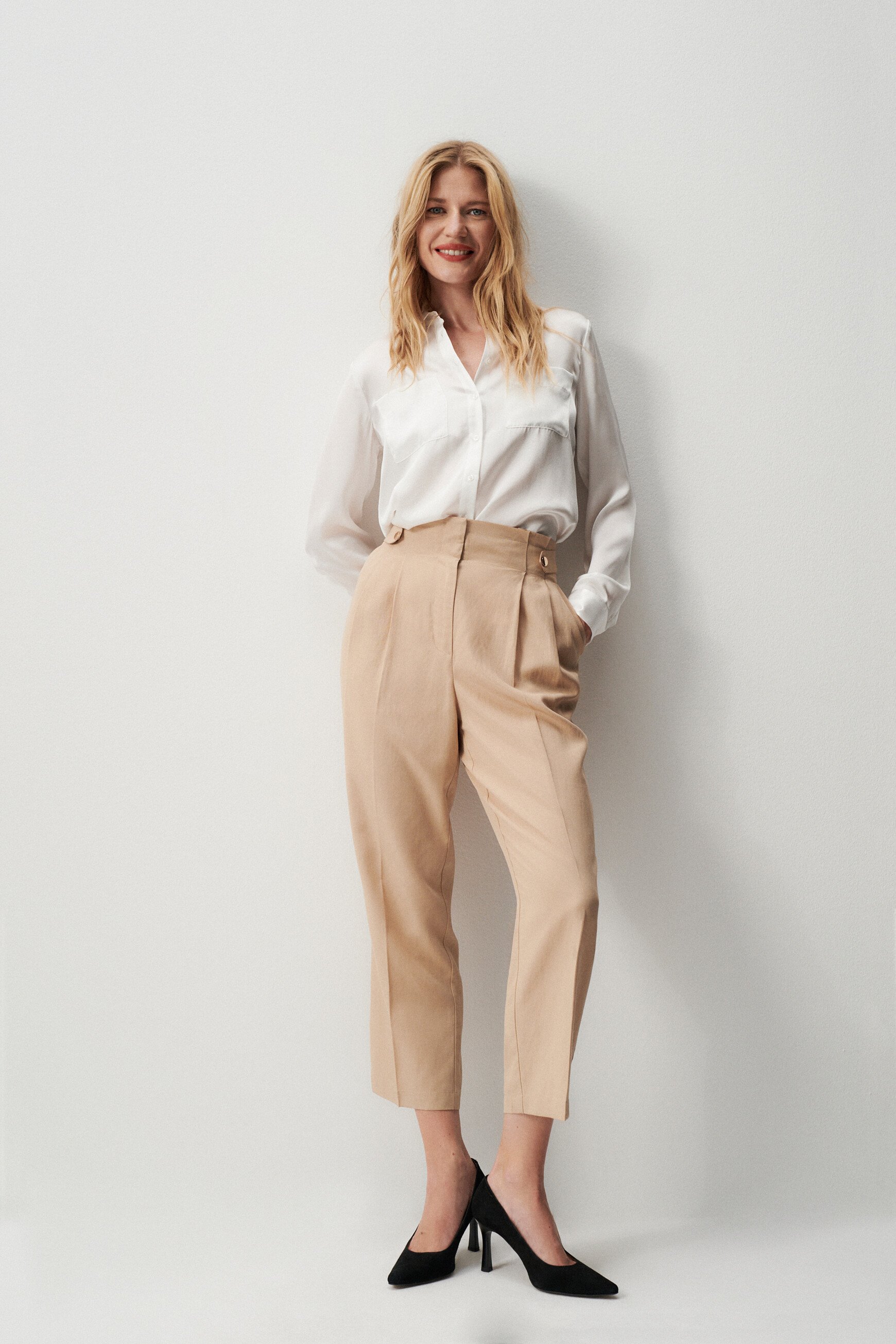 pantalon public sable femme Pantalon public sable femme