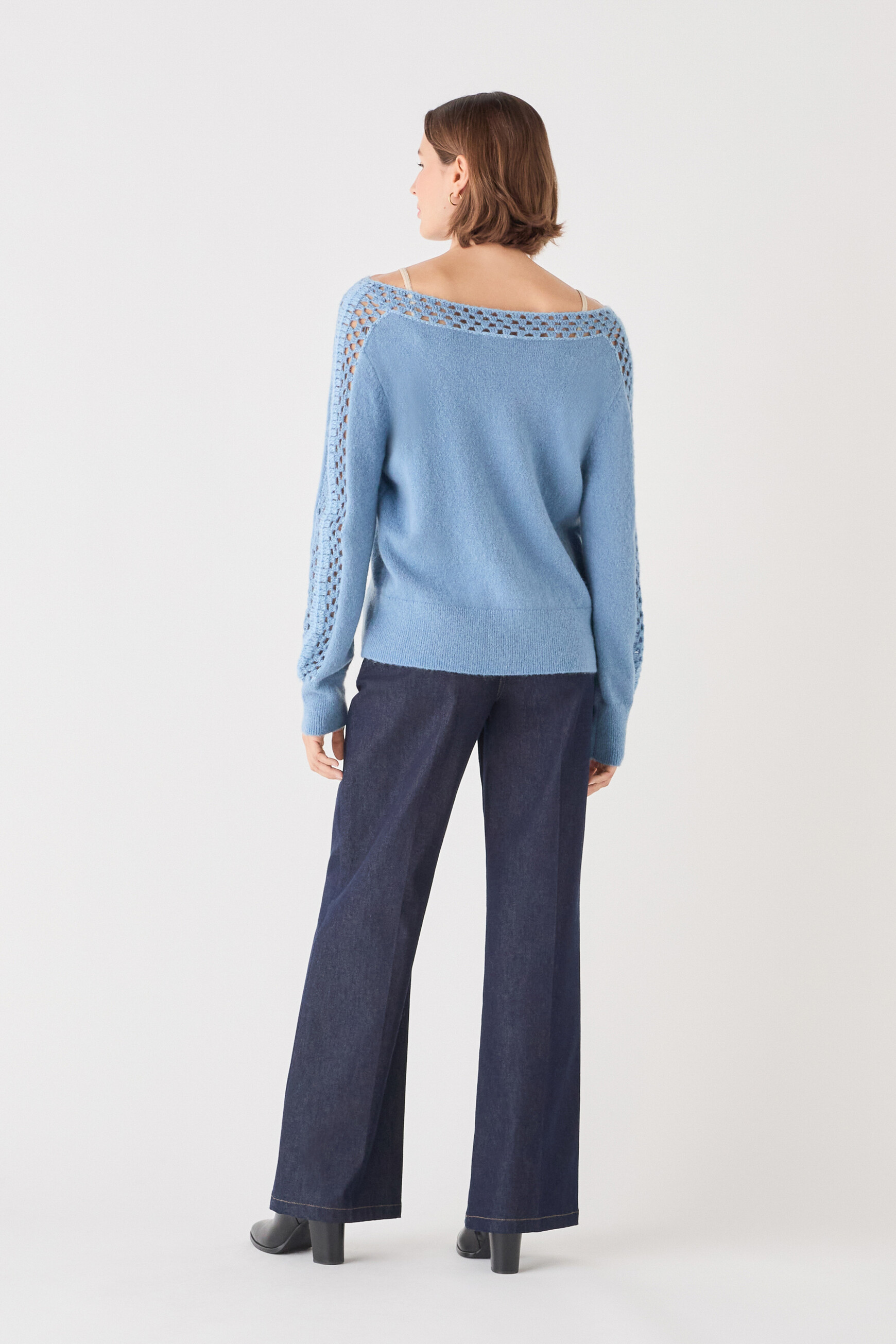 trui mlily denim baby blauw vrouw Trui Mlily denim baby blauw vrouw